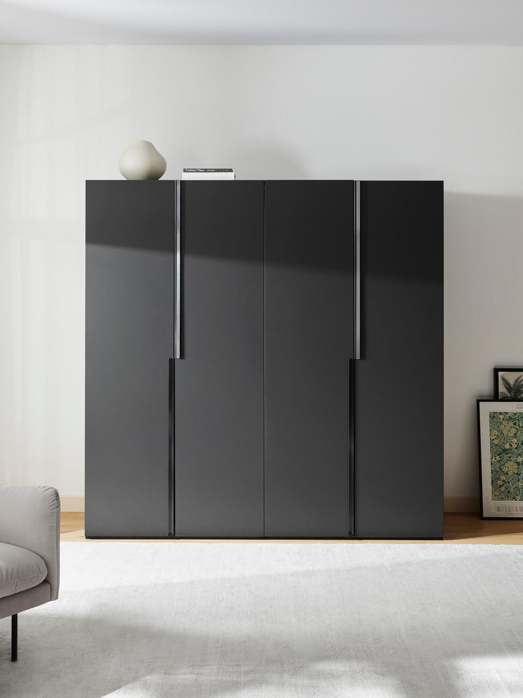 Modularer Drehtürenschrank Leon, 200 cm Breite, in verschiedenen Größen