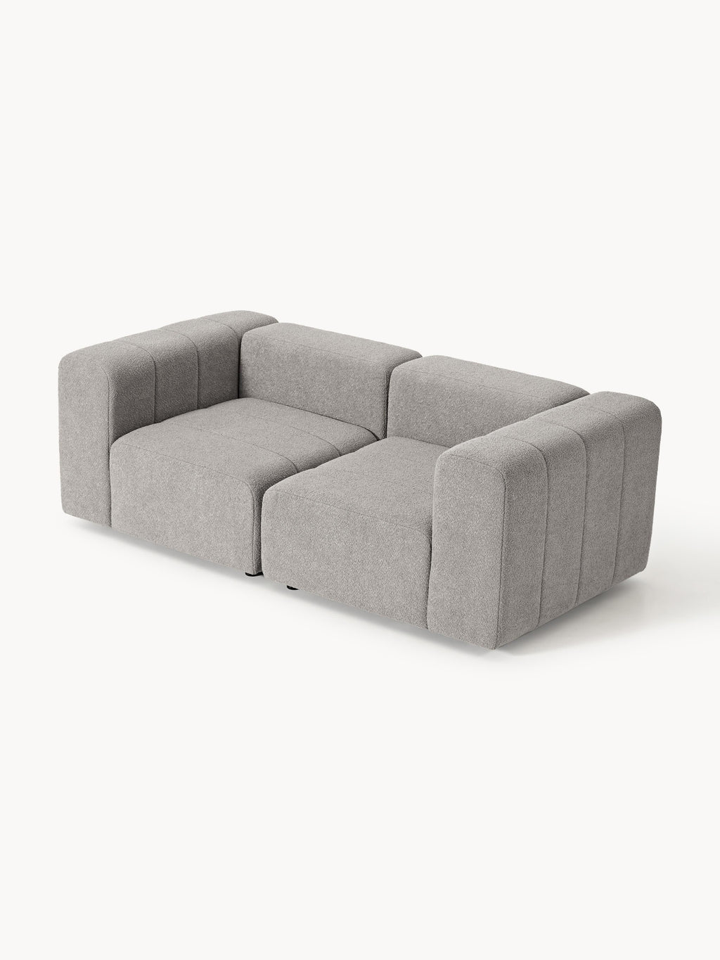 Modulares Bouclé-Sofa Lena (3-Sitzer)