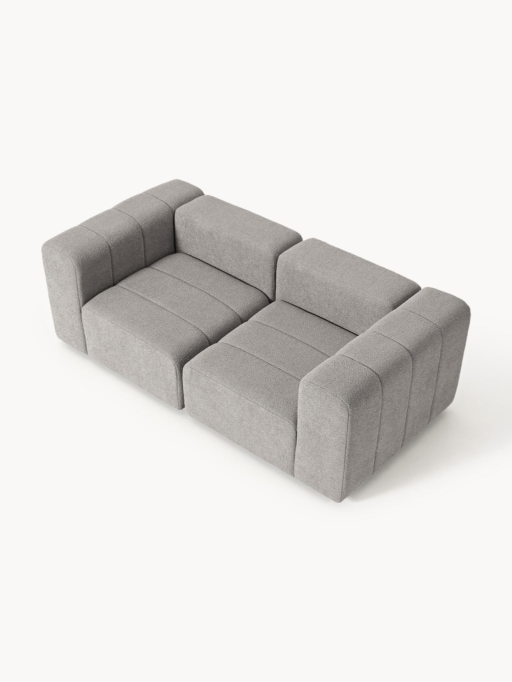 Modulares Bouclé-Sofa Lena (3-Sitzer)