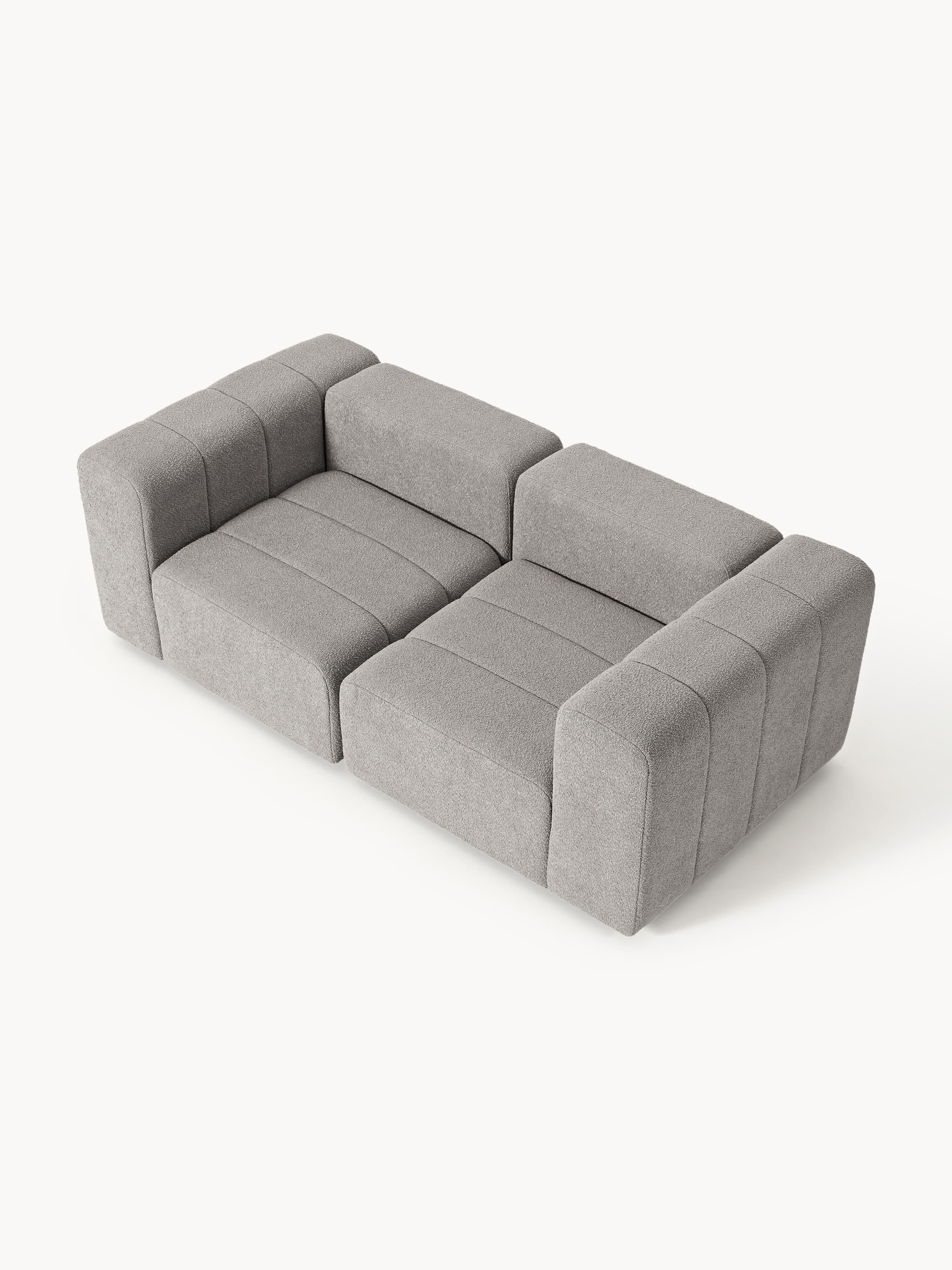 Modulares Bouclé-Sofa Lena (3-Sitzer)