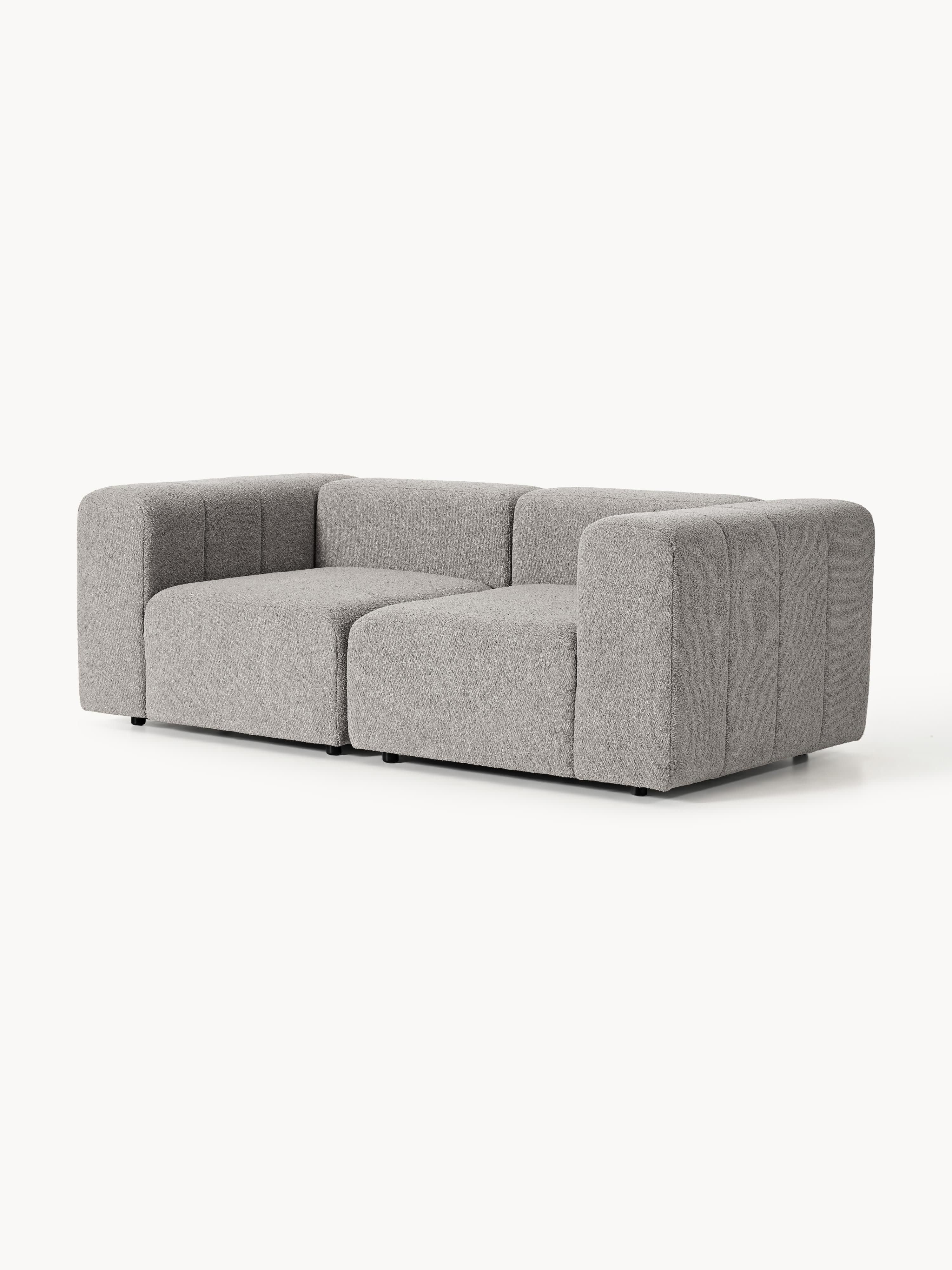 Modulares Bouclé-Sofa Lena (3-Sitzer)