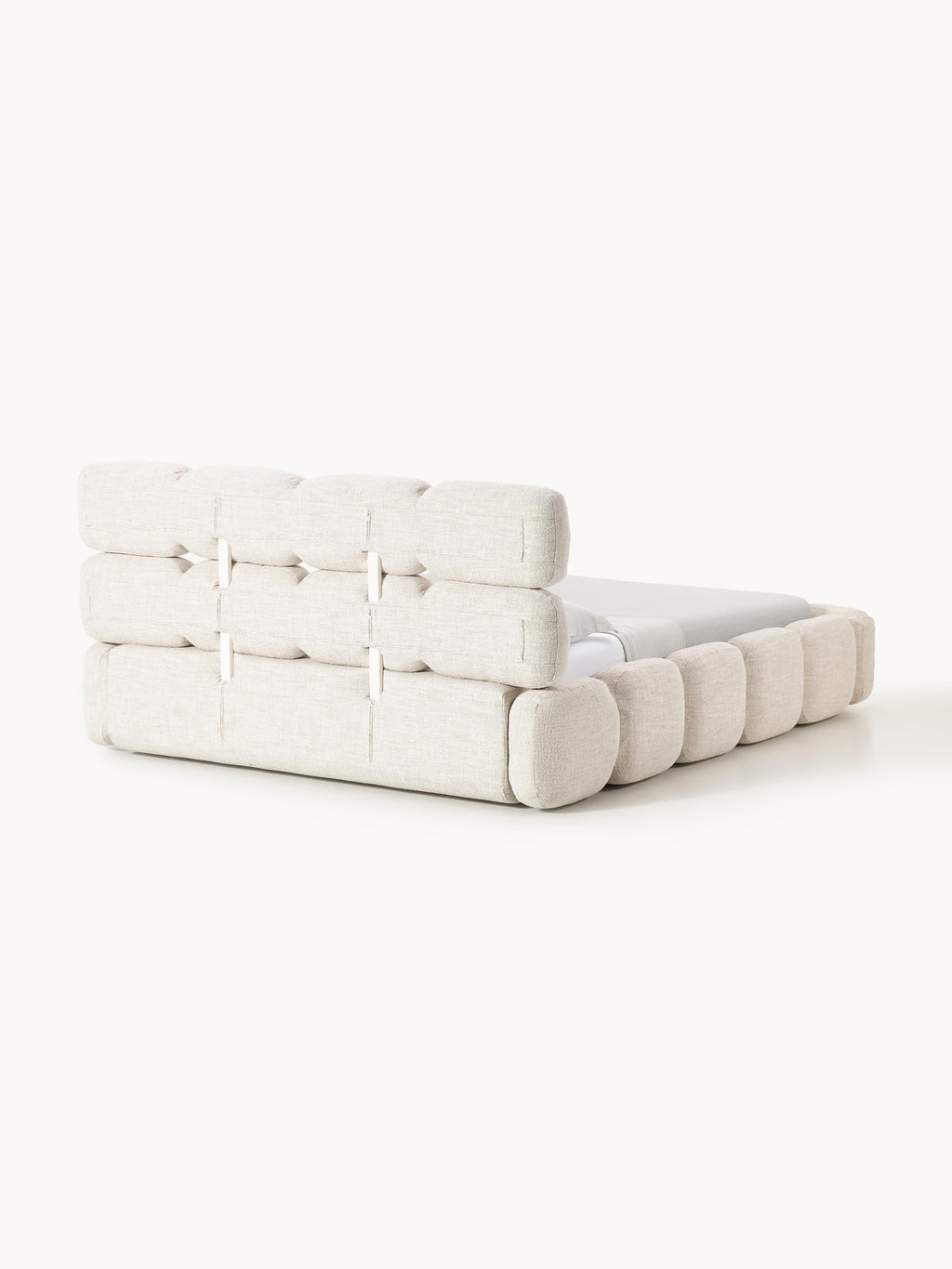 Polsterbett Tayla aus Bouclé