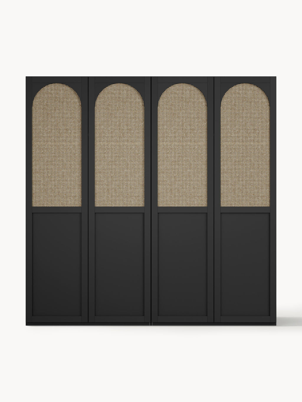 Modularer Drehtürenschrank Jeanne, 200 cm Breite, in verschiedenen Größen
