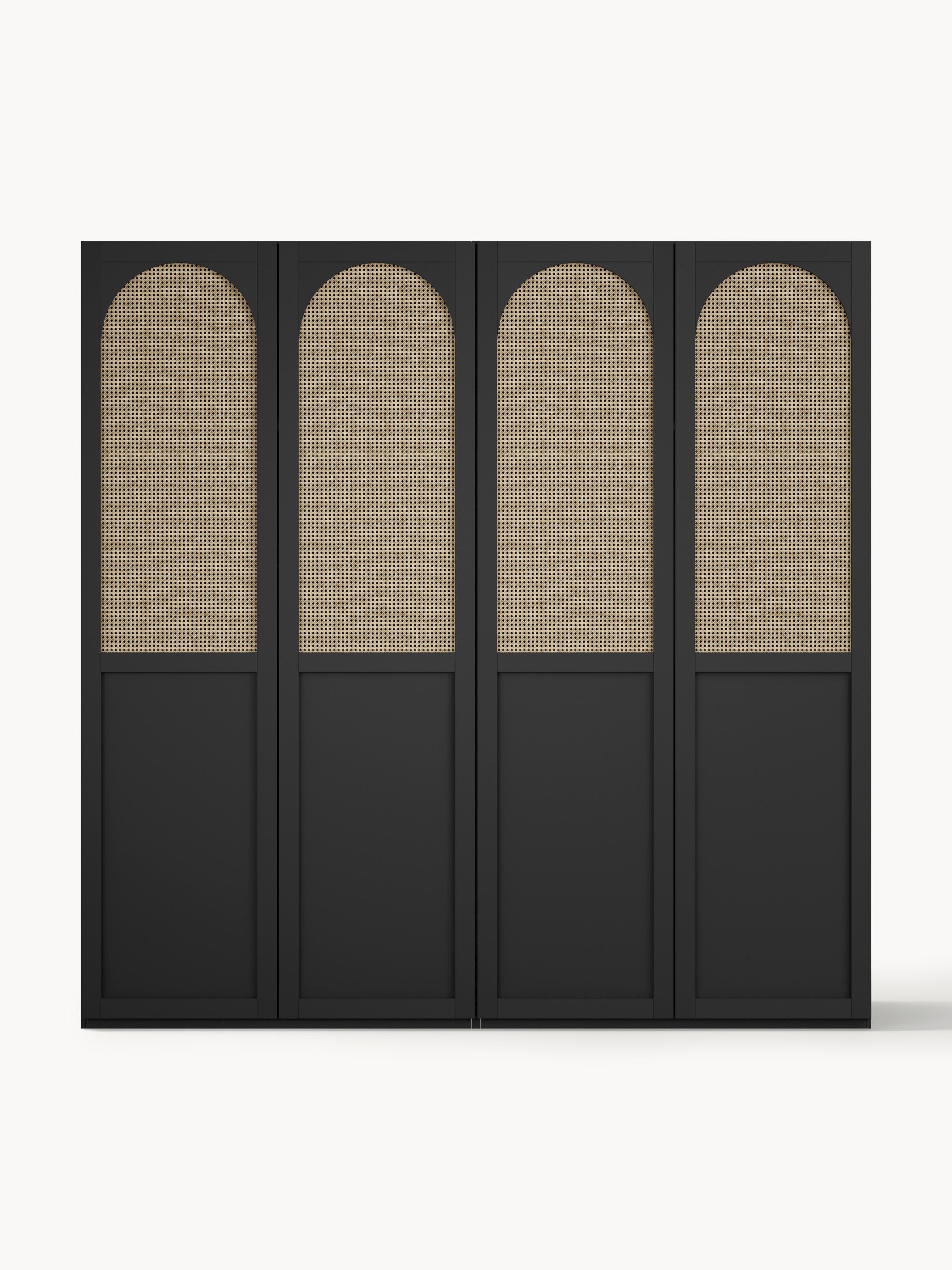 Modularer Drehtürenschrank Jeanne, 200 cm Breite, in verschiedenen Größen