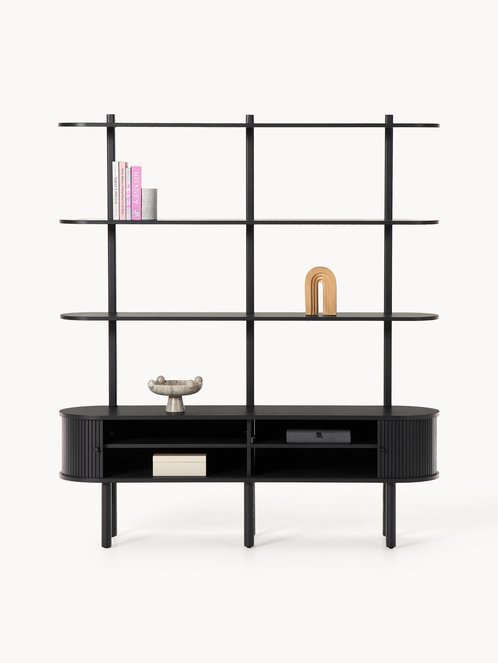 Regal Calary mit geriffelter Front