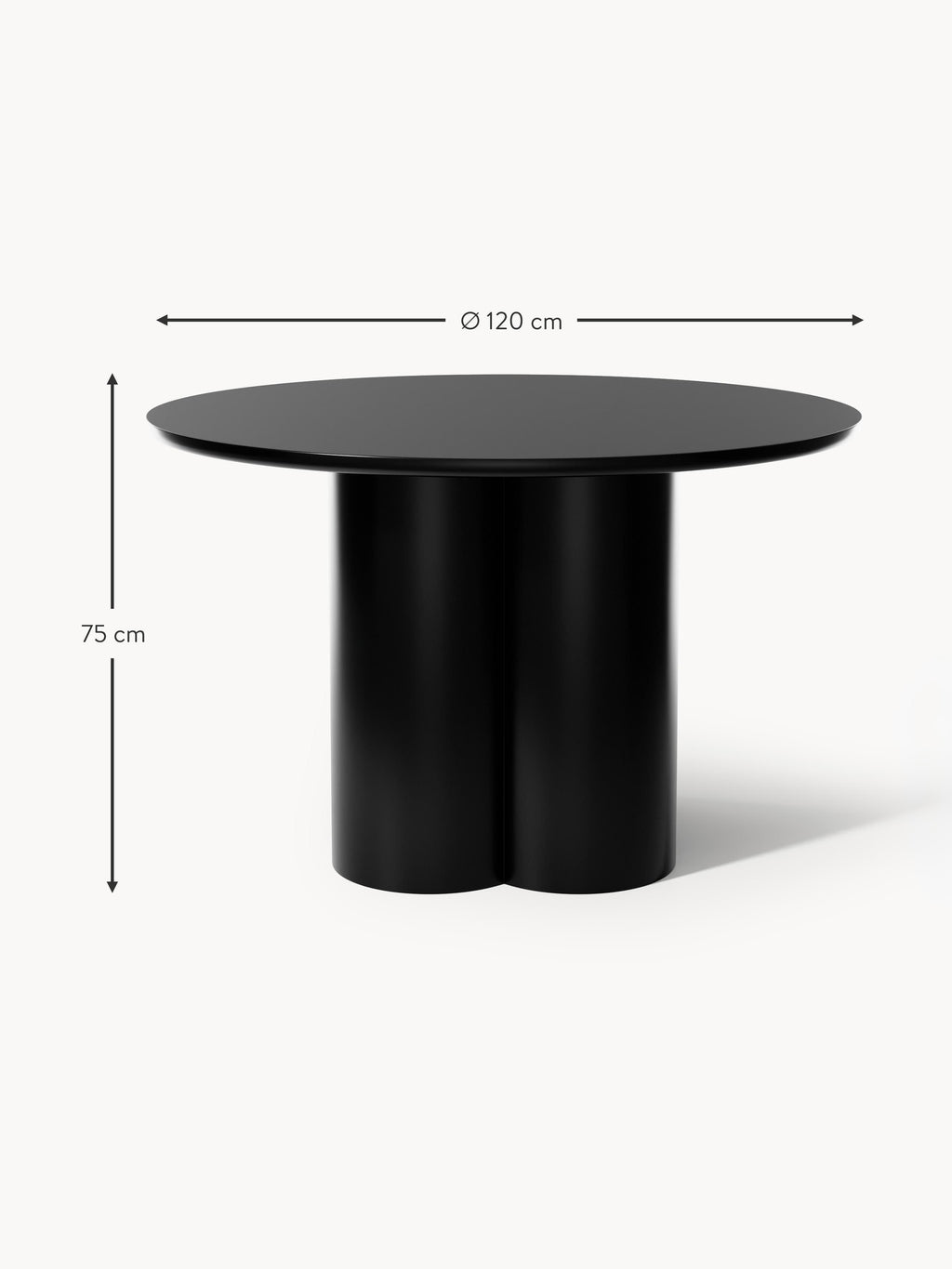 Runder Esstisch Keva, Ø 120 cm