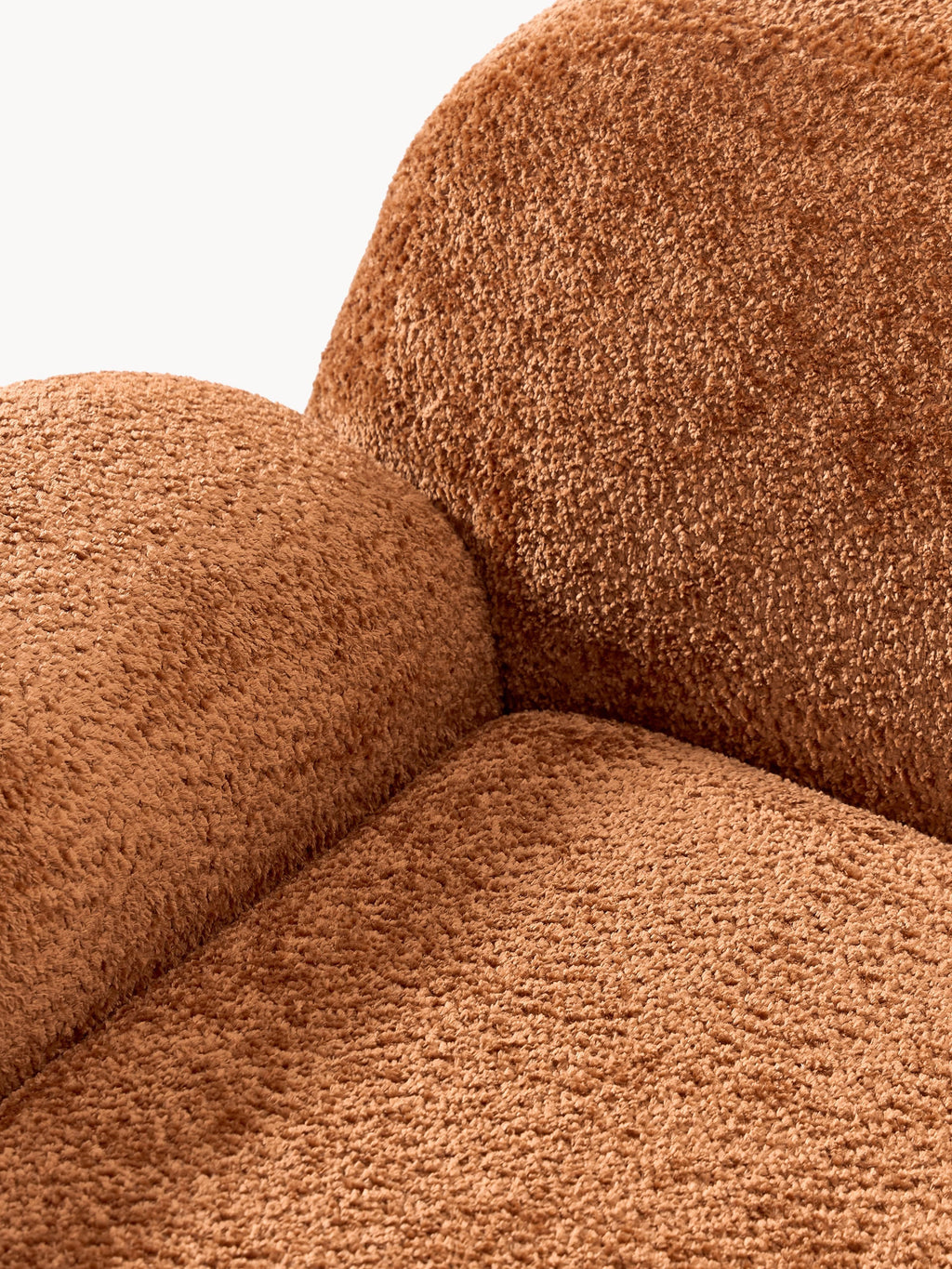 Loungesessel Wolke aus Teddy-Bouclé