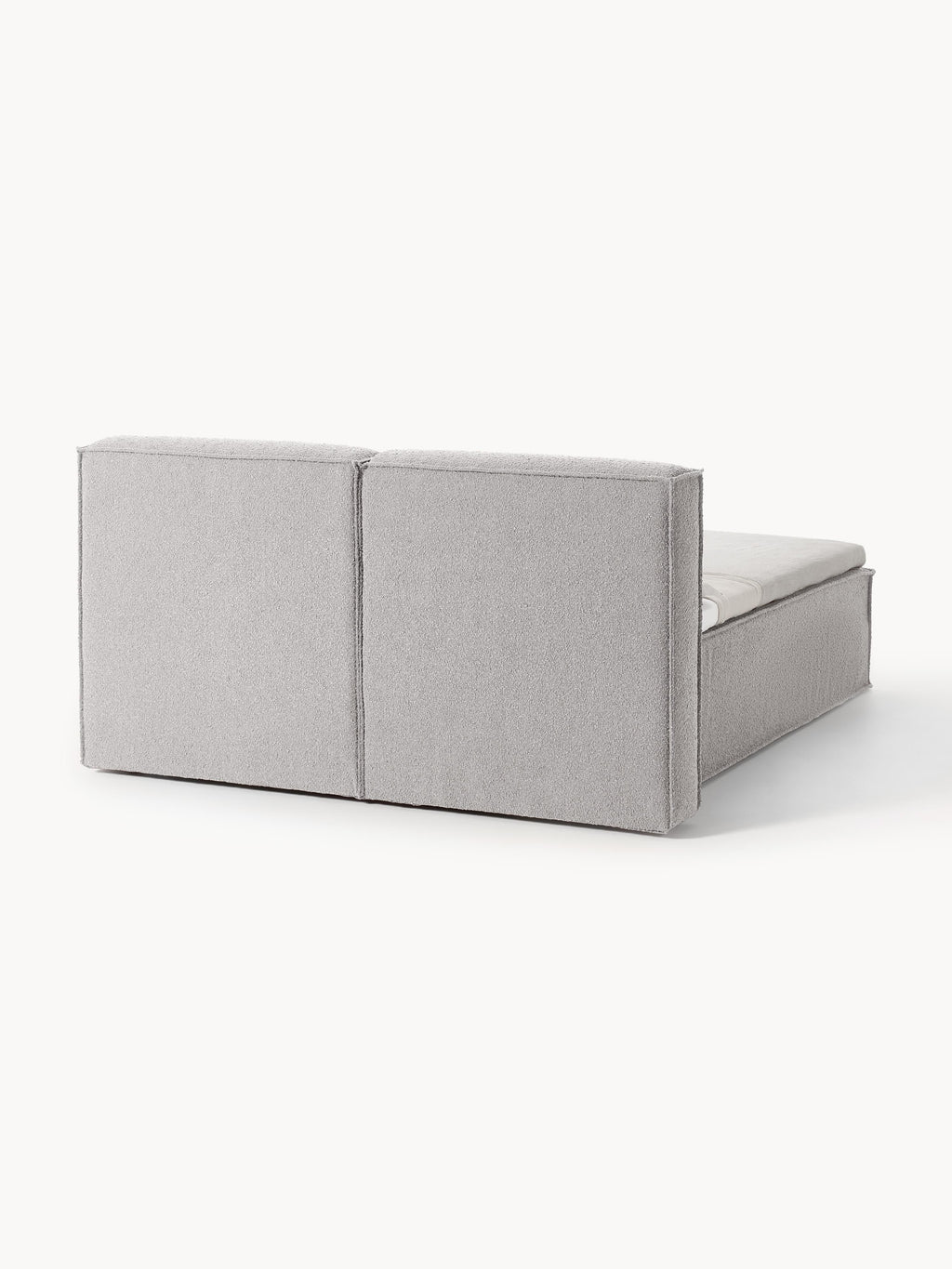 Bouclé-Boxspringbett Lennon