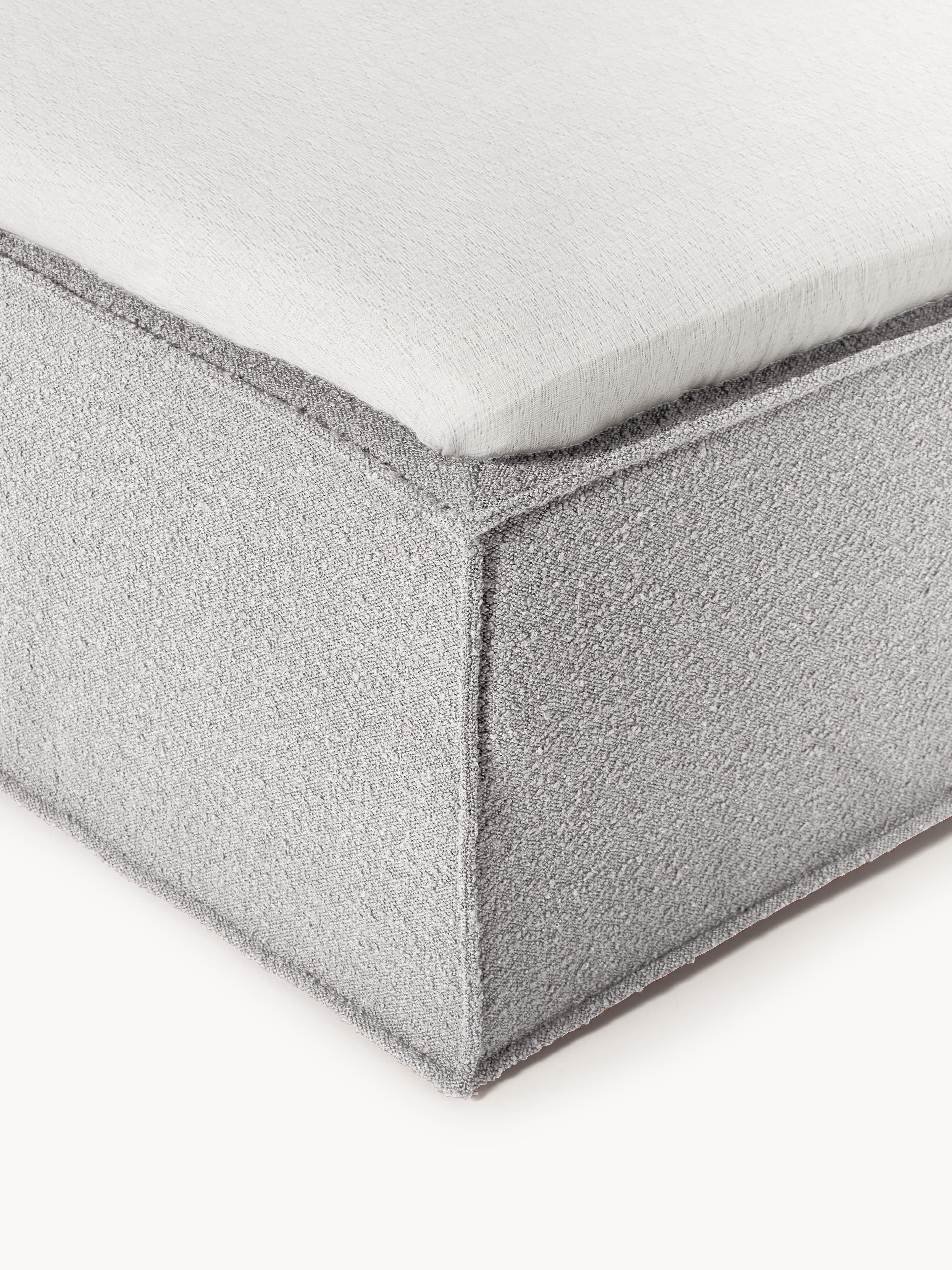 Bouclé-Boxspringbett Lennon
