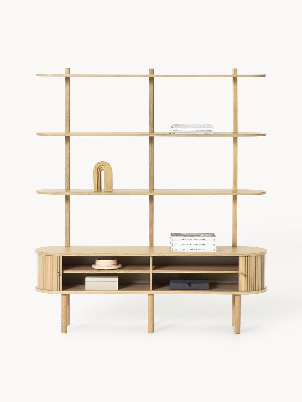 Regal Calary mit geriffelter Front