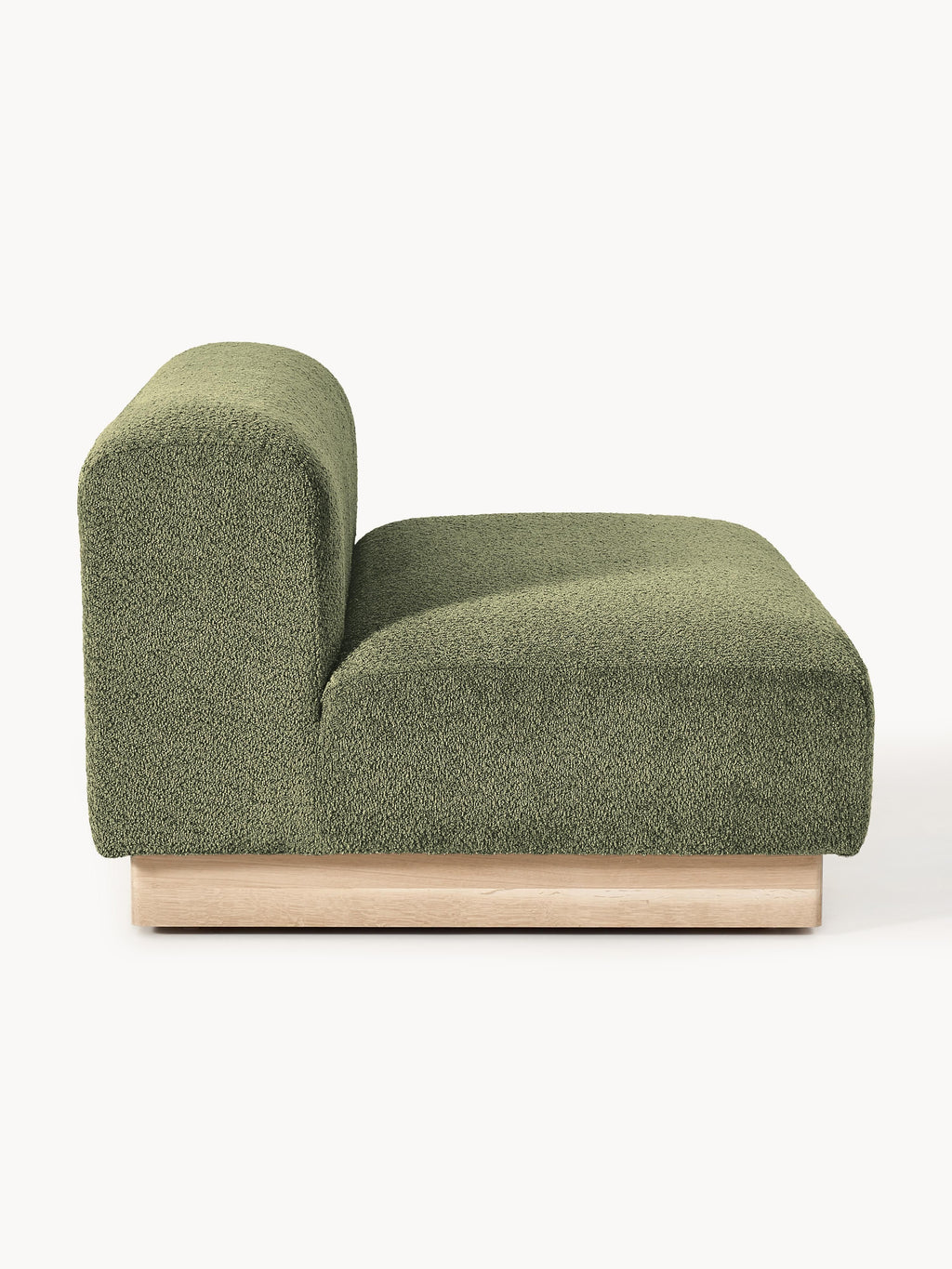 Sofa Natalie (2-Sitzer) aus Teddy-Bouclé