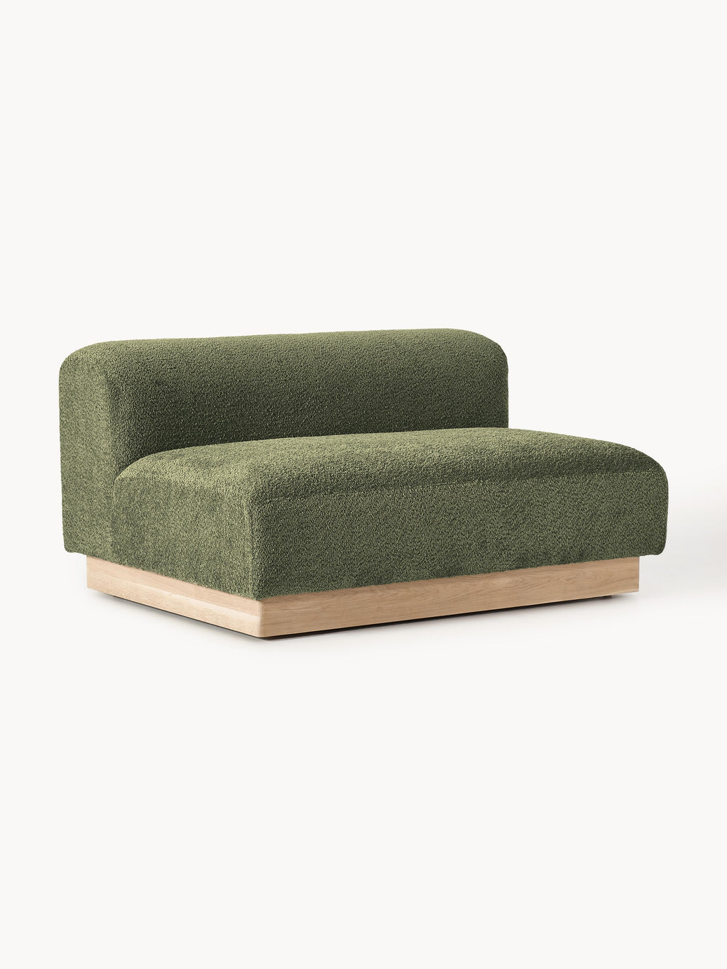 Sofa Natalie (2-Sitzer) aus Teddy-Bouclé