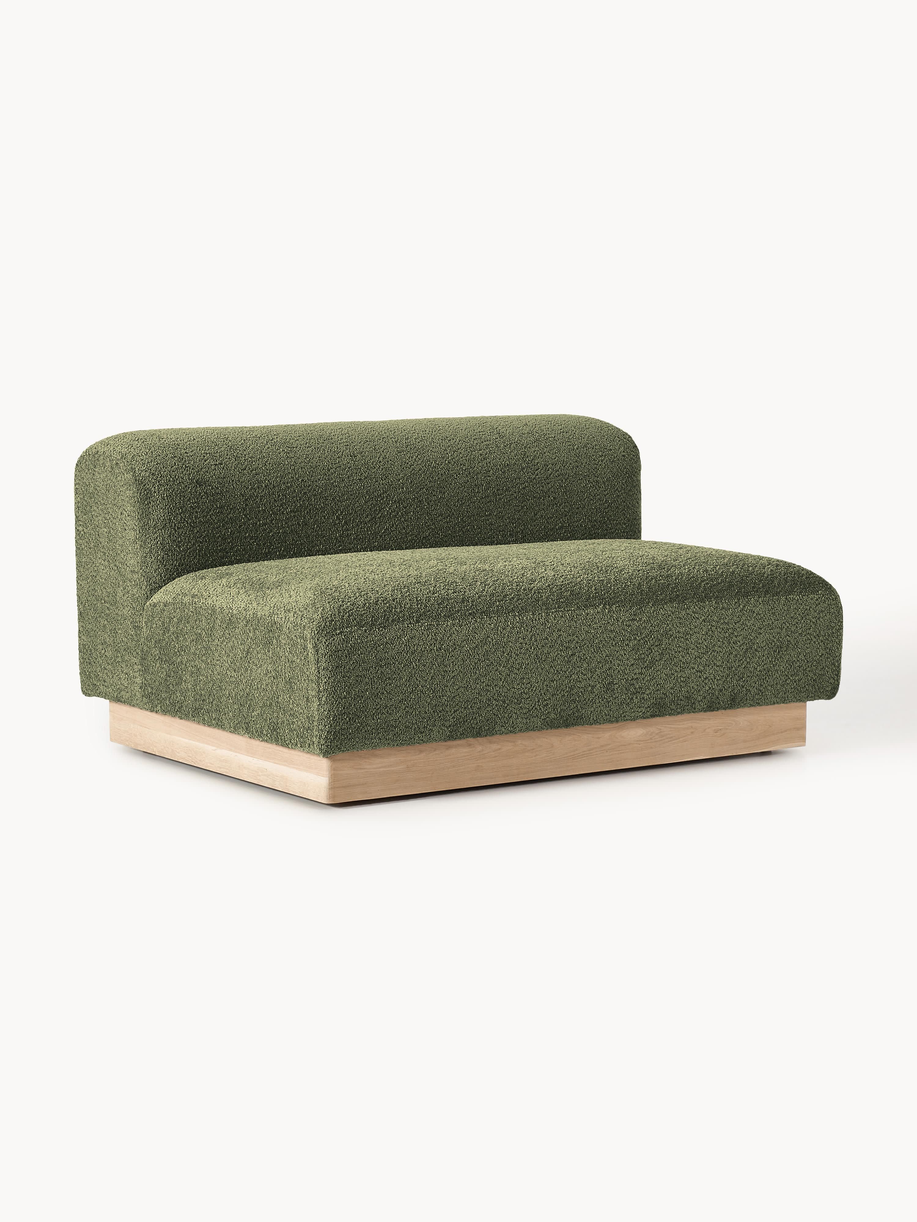 Sofa Natalie (2-Sitzer) aus Teddy-Bouclé