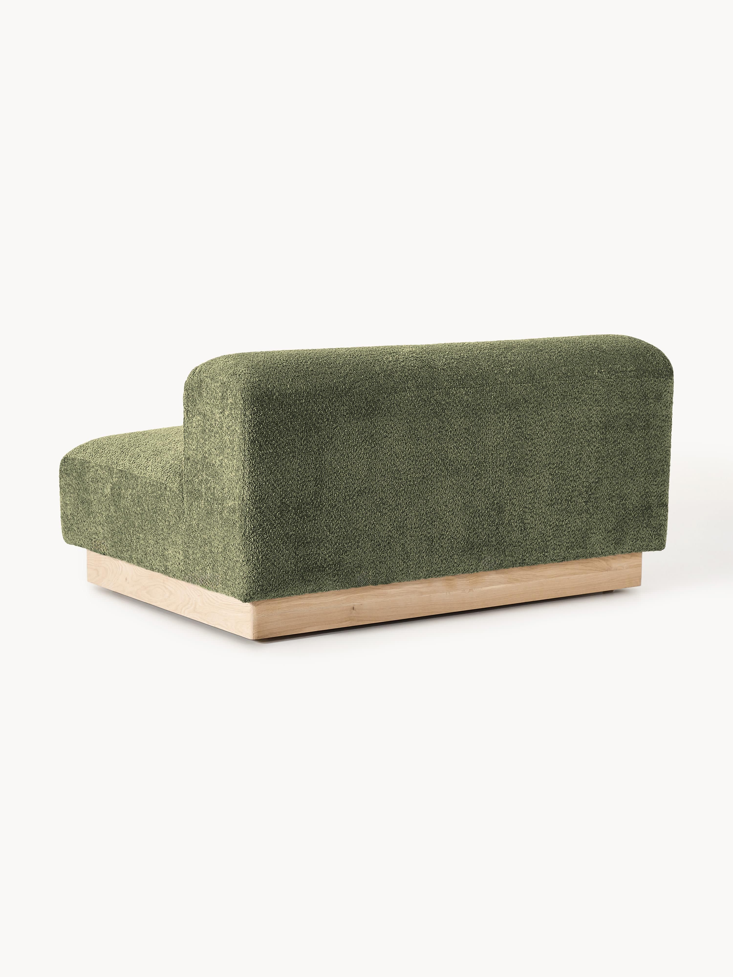 Sofa Natalie (2-Sitzer) aus Teddy-Bouclé