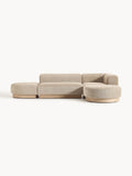 Galeriebild 1 - Modulares Ecksofa Natalie aus Teddy-Bouclé