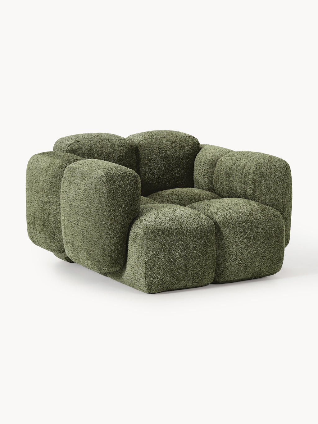 Galeriebild 1 - Loungesessel Tayla aus Teddy-Bouclé