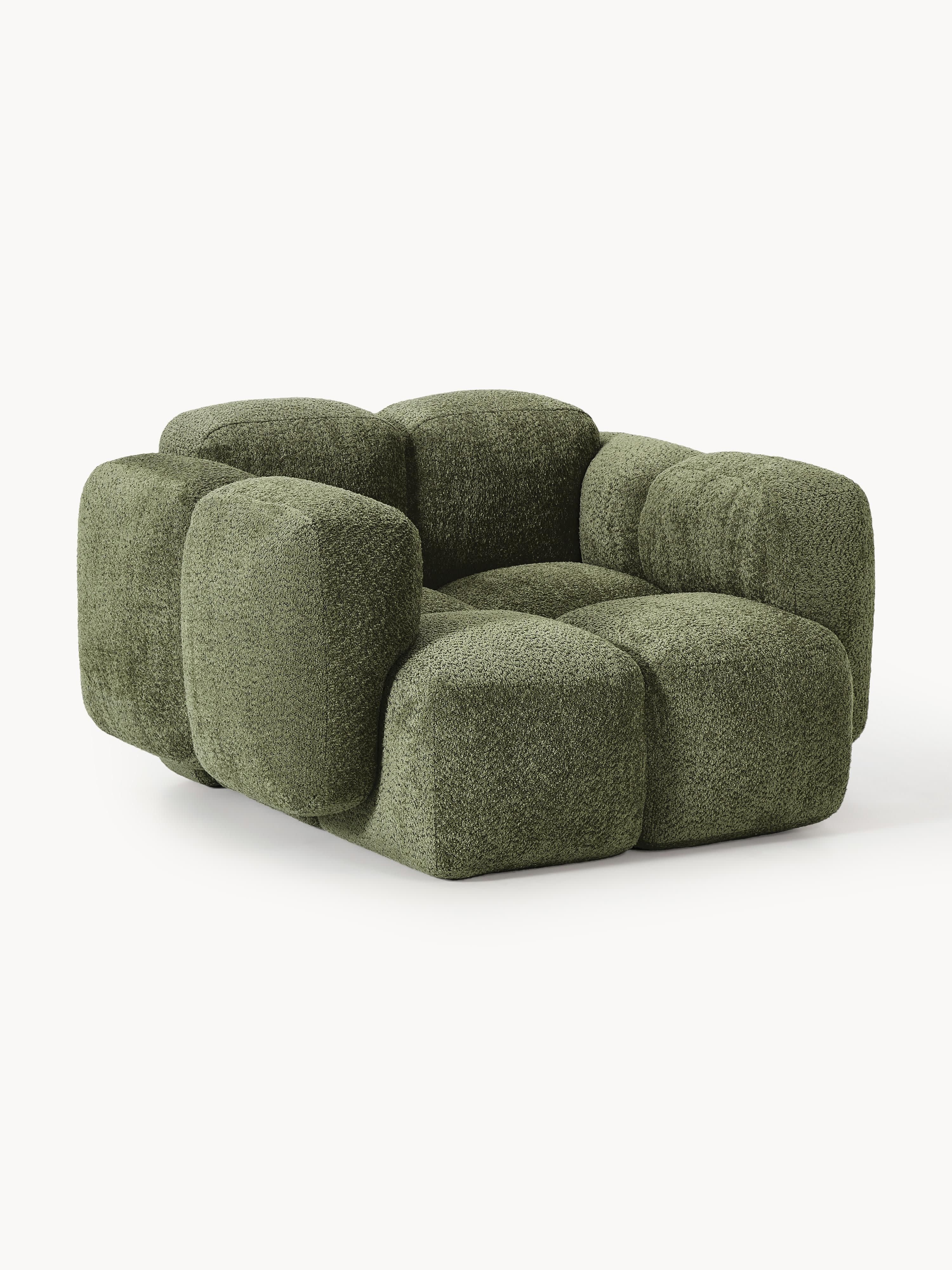 Galeriebild 1 - Loungesessel Tayla aus Teddy-Bouclé