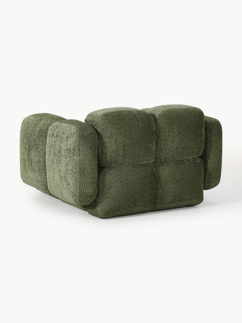Loungesessel Tayla aus Teddy-Bouclé