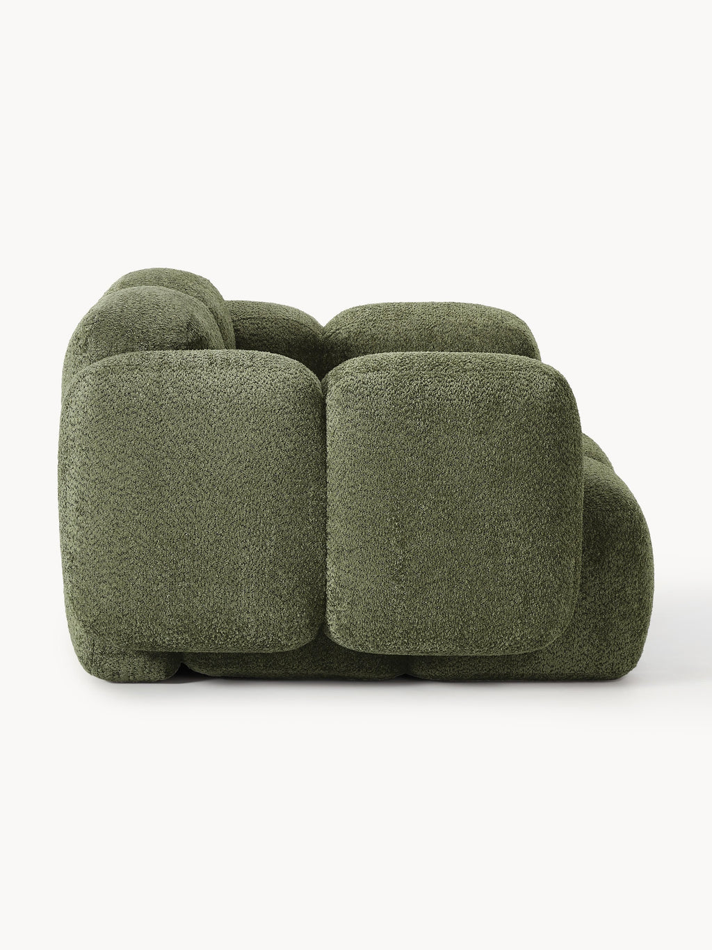 Loungesessel Tayla aus Teddy-Bouclé
