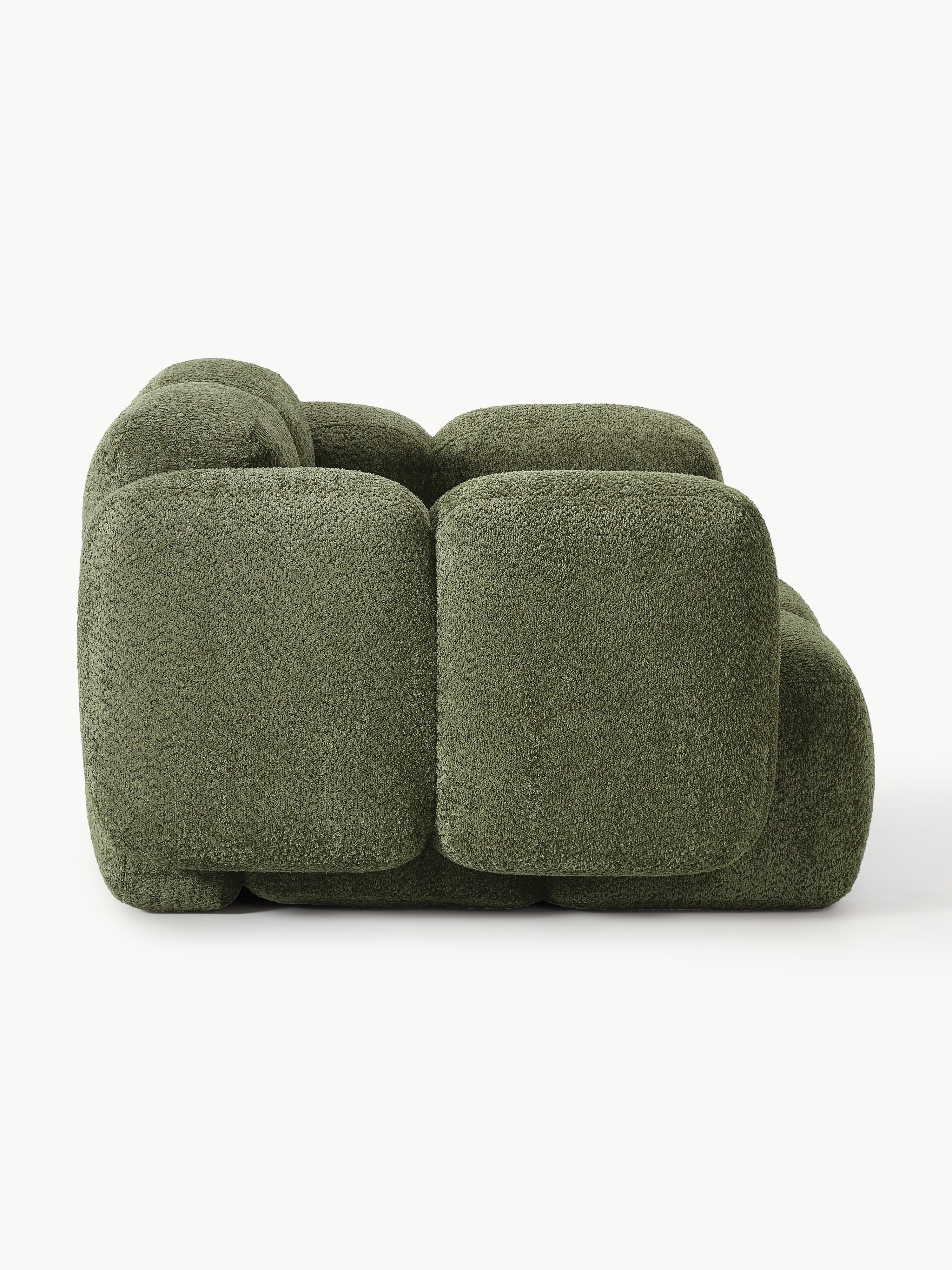 Loungesessel Tayla aus Teddy-Bouclé