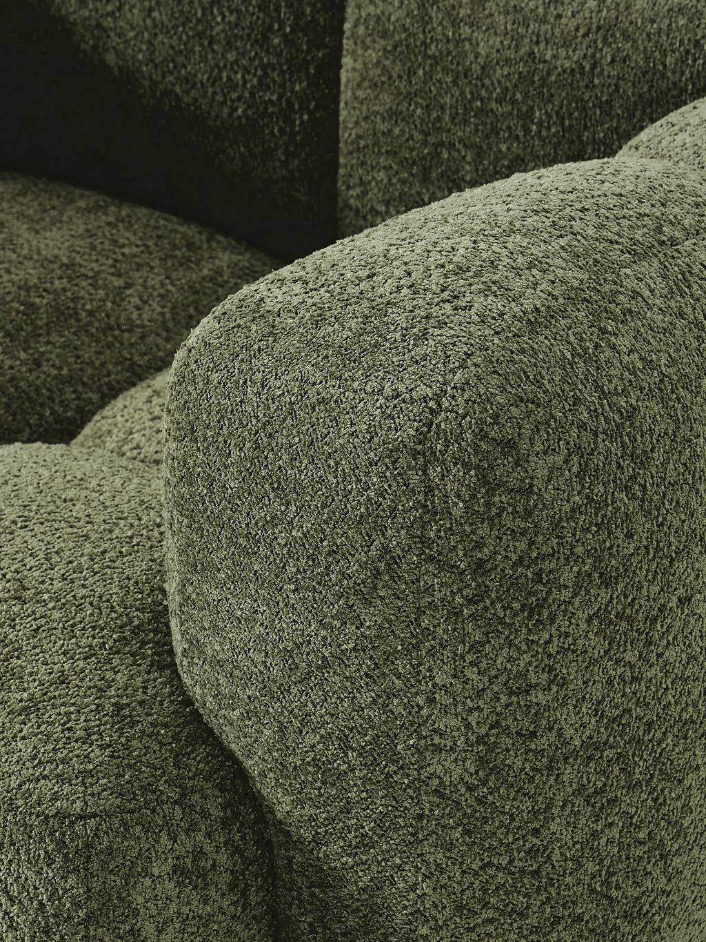 Loungesessel Tayla aus Teddy-Bouclé