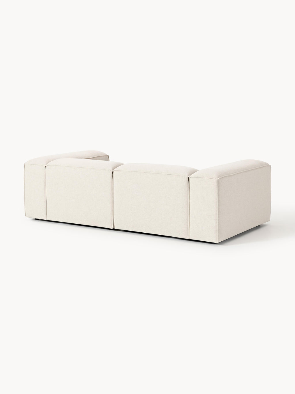 Modulares Sofa Lennon (3-Sitzer) aus Leinen-Mix