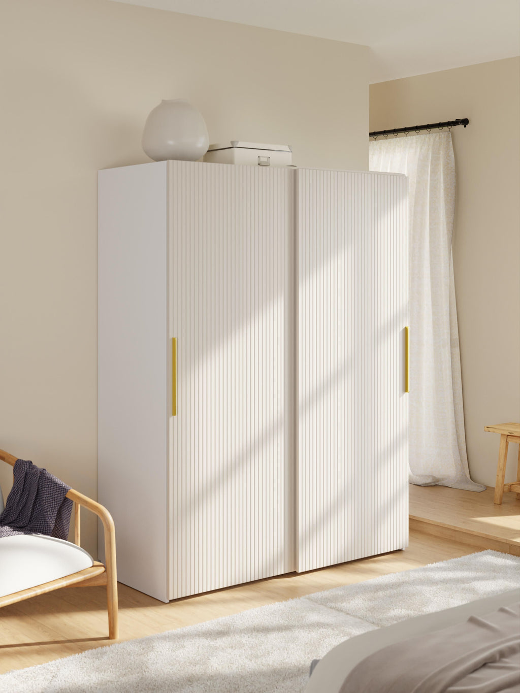 Modularer Schwebetürenschrank Simone, 150 cm Breite, in verschiedenen Größen