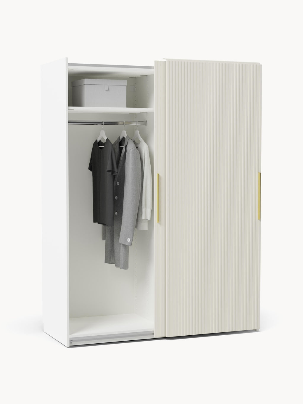 Modularer Schwebetürenschrank Simone, 150 cm Breite, in verschiedenen Größen