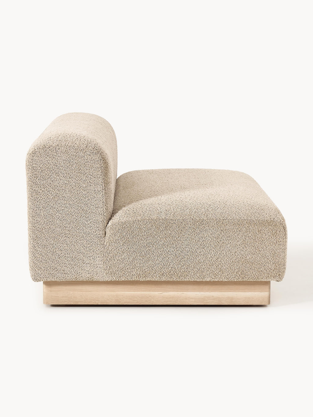 Sofa Natalie (2-Sitzer) aus Teddy-Bouclé