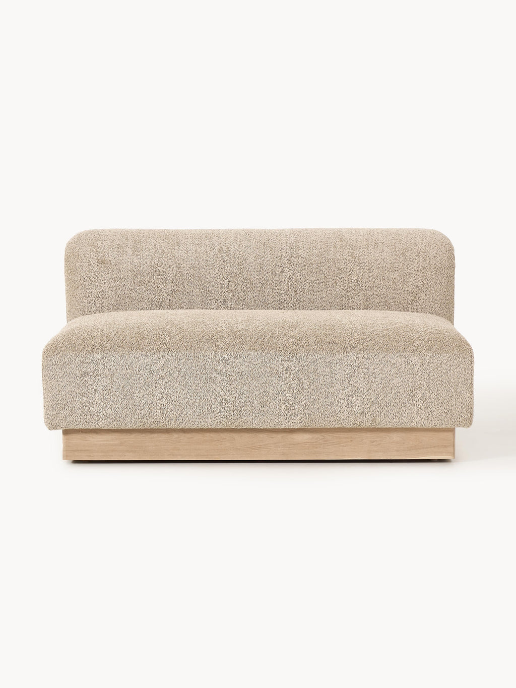 Galeriebild 1 - Sofa Natalie (2-Sitzer) aus Teddy-Bouclé