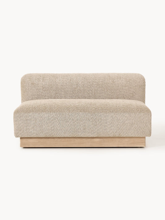 Galeriebild 1 - Sofa Natalie (2-Sitzer) aus Teddy-Bouclé