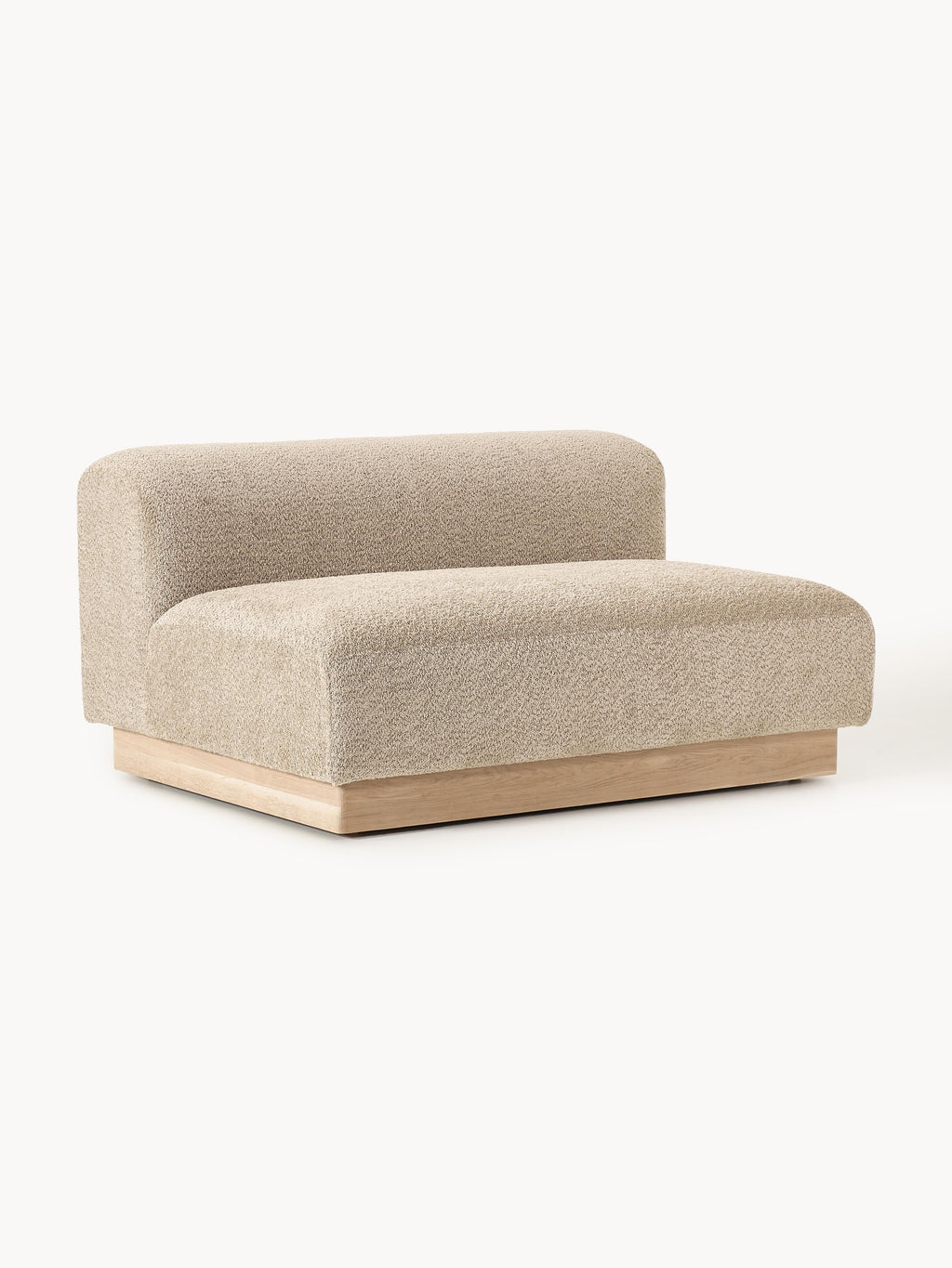 Sofa Natalie (2-Sitzer) aus Teddy-Bouclé