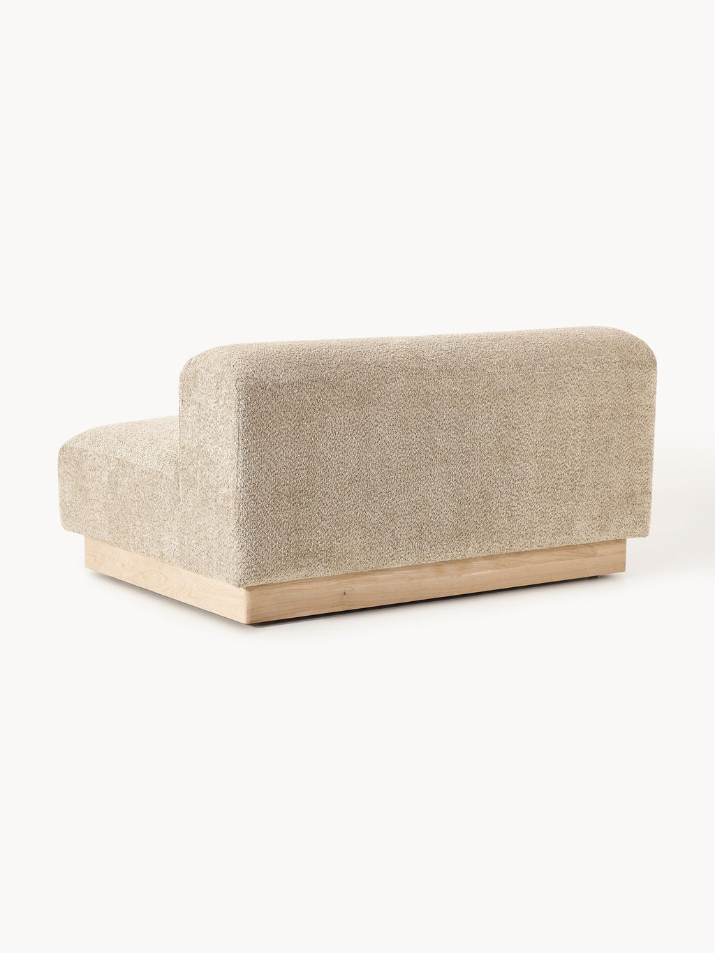 Sofa Natalie (2-Sitzer) aus Teddy-Bouclé