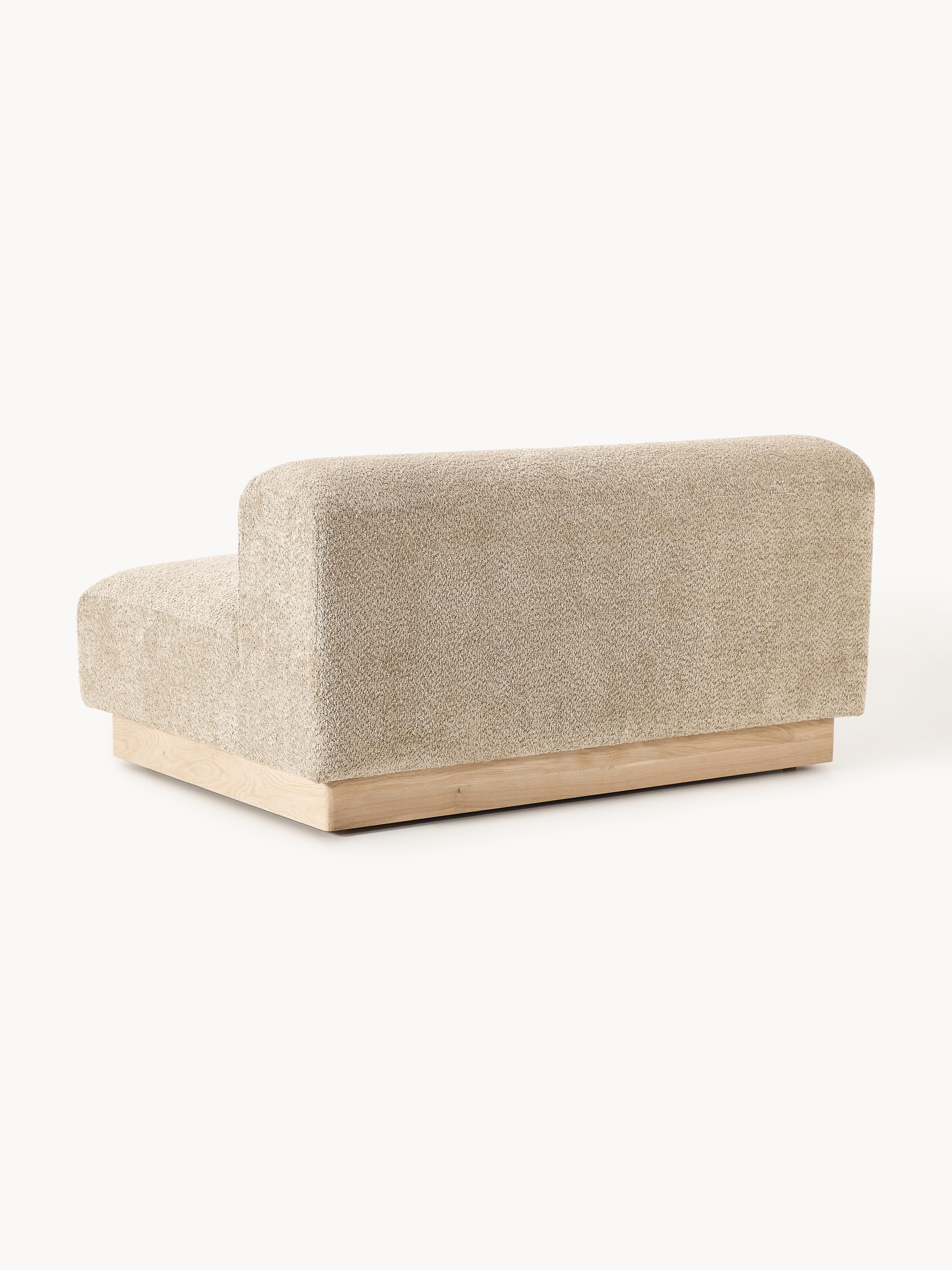 Sofa Natalie (2-Sitzer) aus Teddy-Bouclé