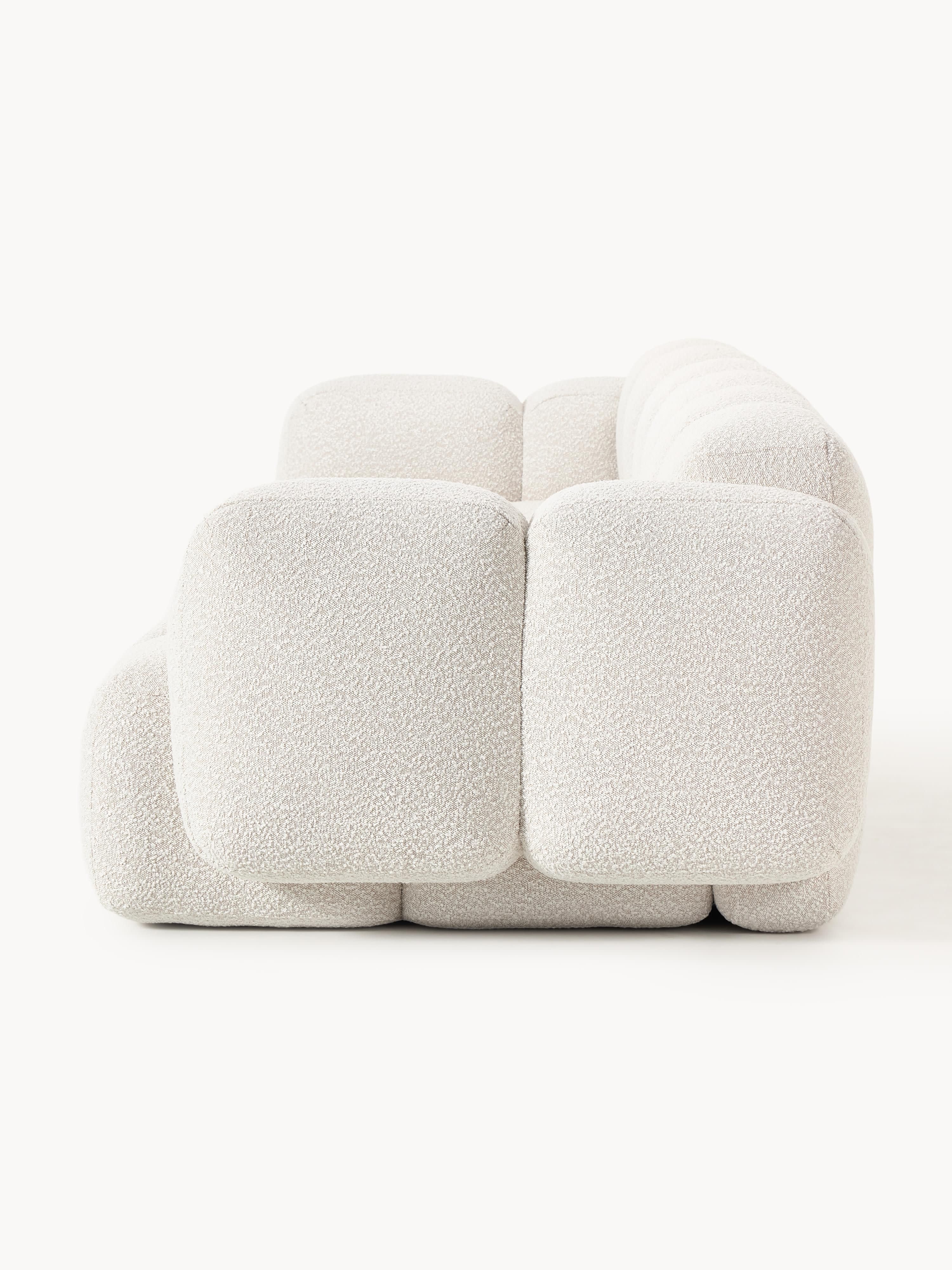 Modulares Sofa Tayla (4-Sitzer) aus Bouclé
