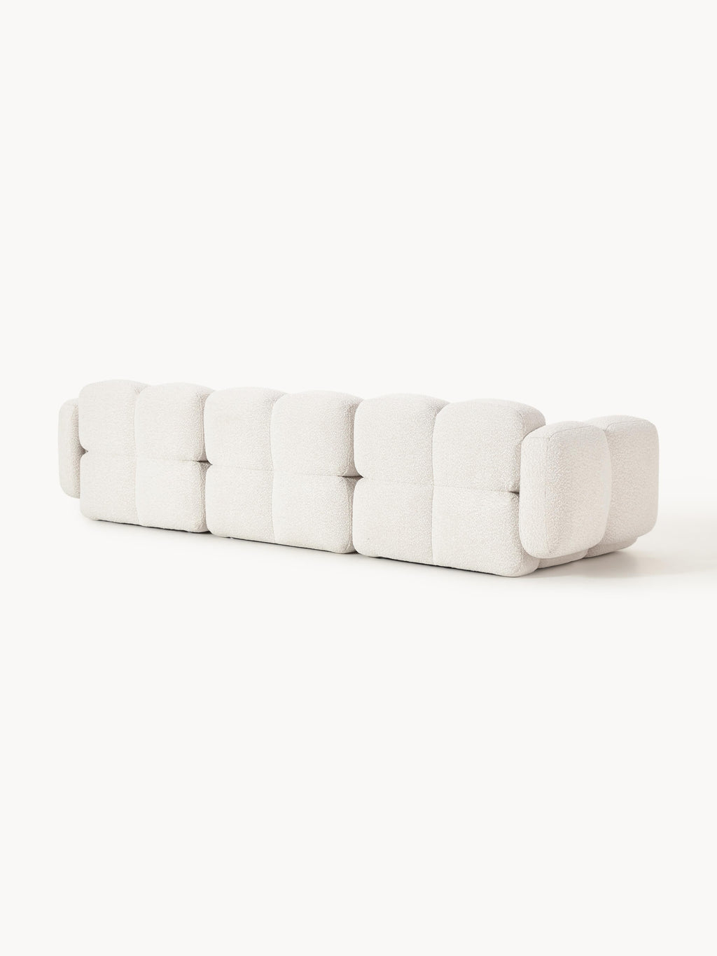 Modulares Sofa Tayla (4-Sitzer) aus Bouclé