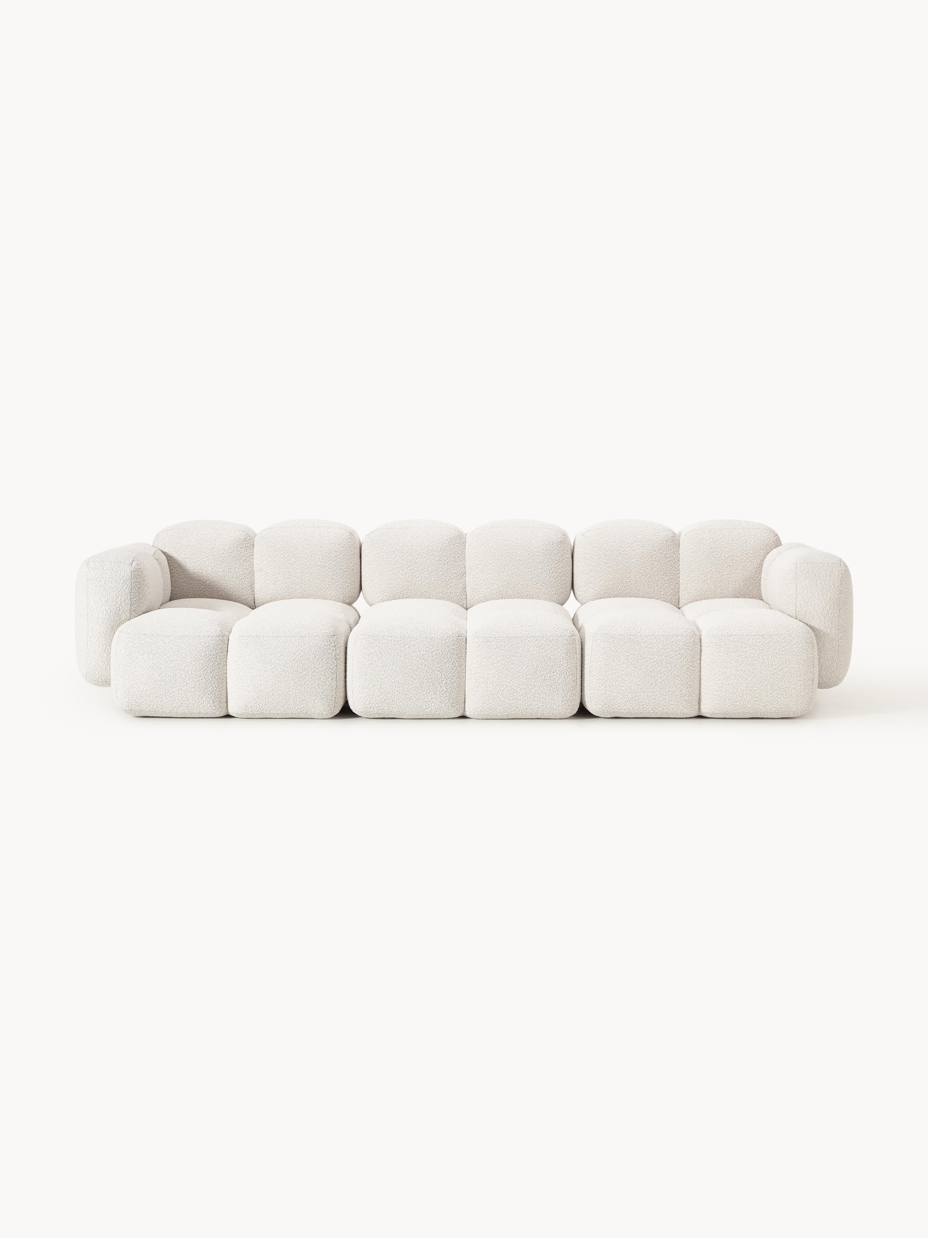 Galeriebild 1 - Modulares Sofa Tayla (4-Sitzer) aus Bouclé