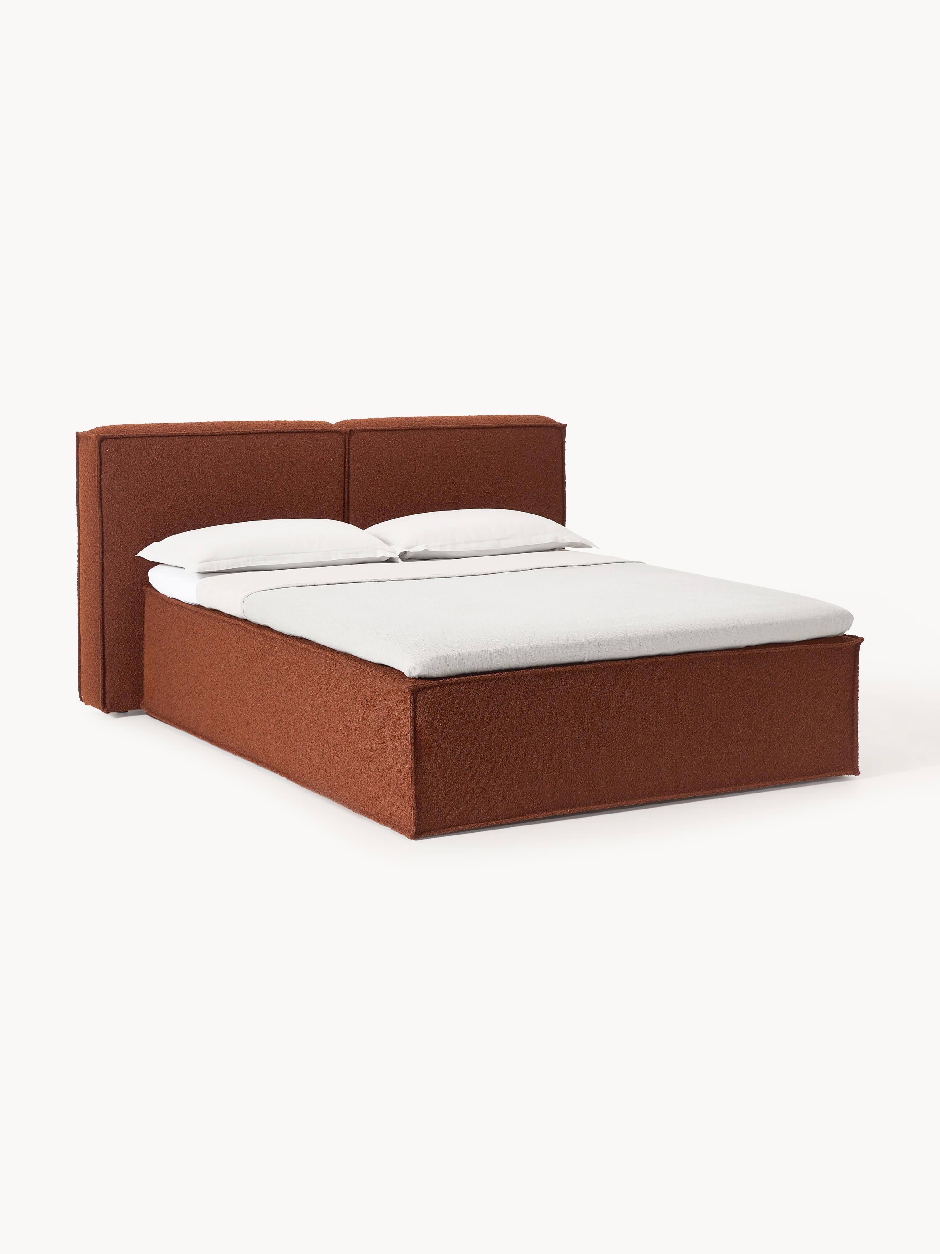 Galeriebild 1 - Bouclé-Boxspringbett Lennon