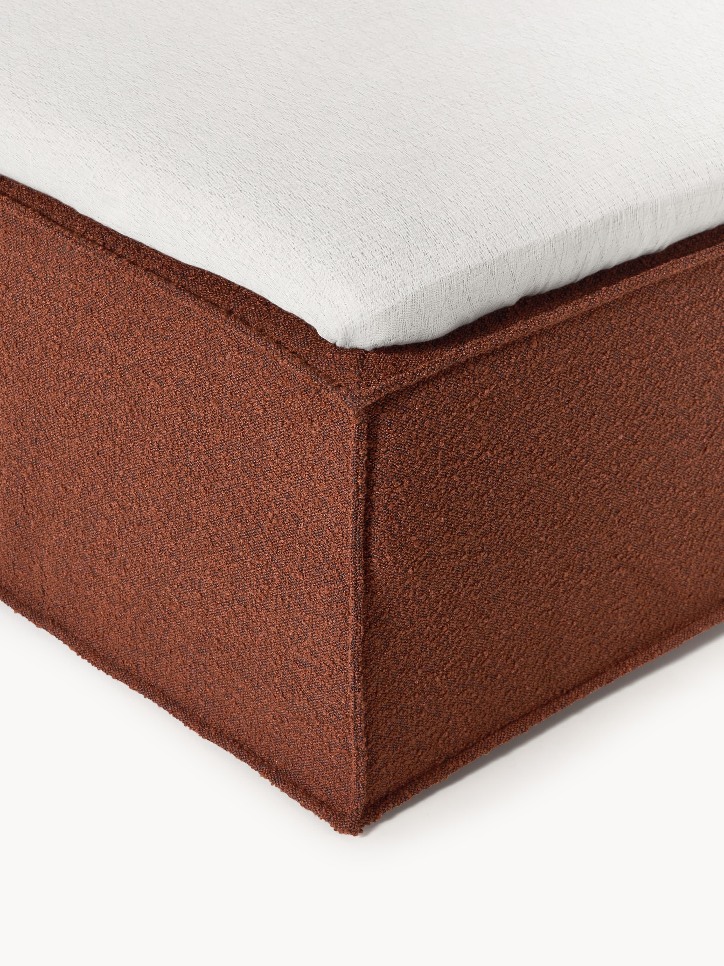Bouclé-Boxspringbett Lennon