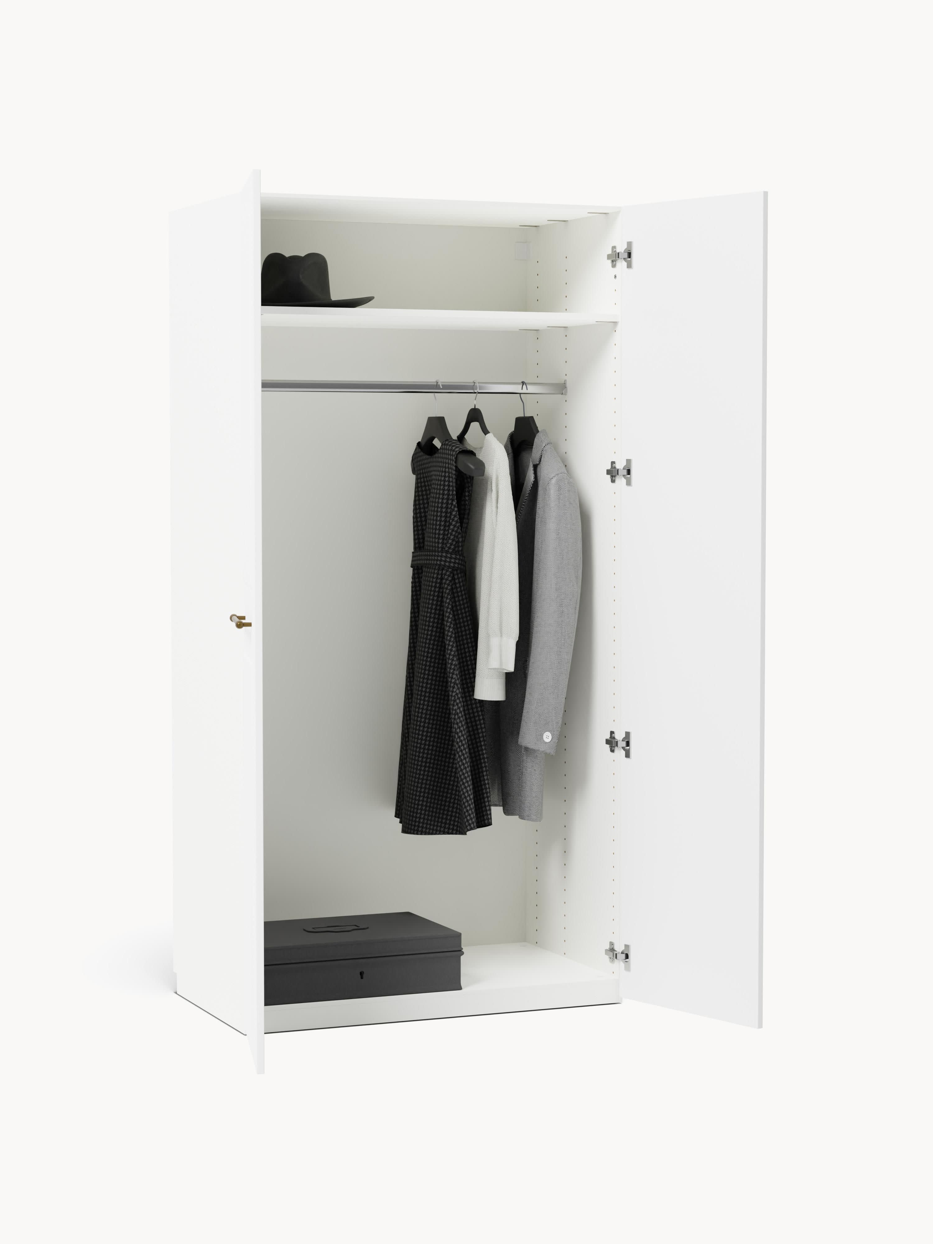 Modularer Drehtürenschrank Charlotte, 100 cm Breite, in verschiedenen Größen