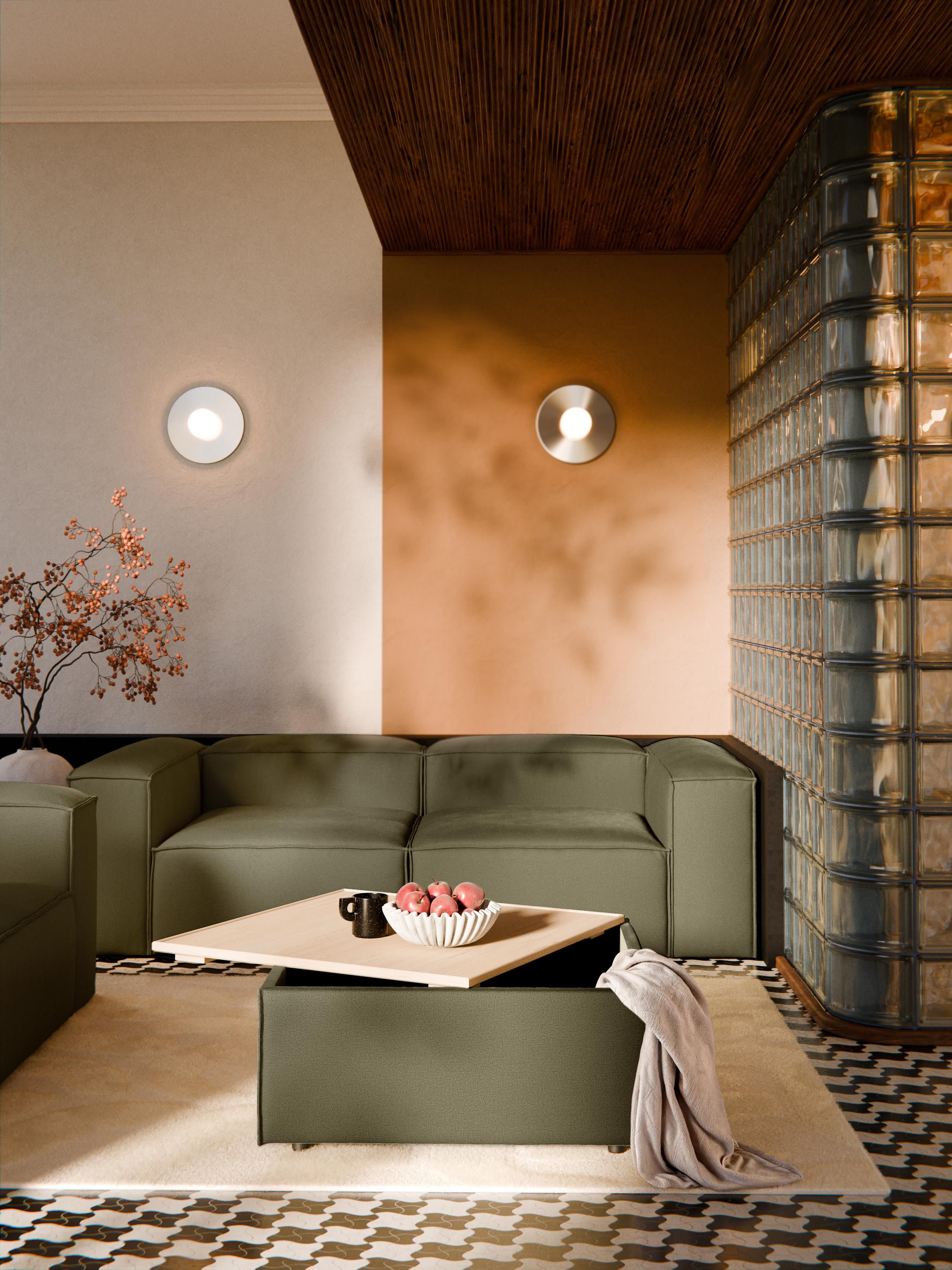 Sofa-Hocker Lennon mit Stauraum