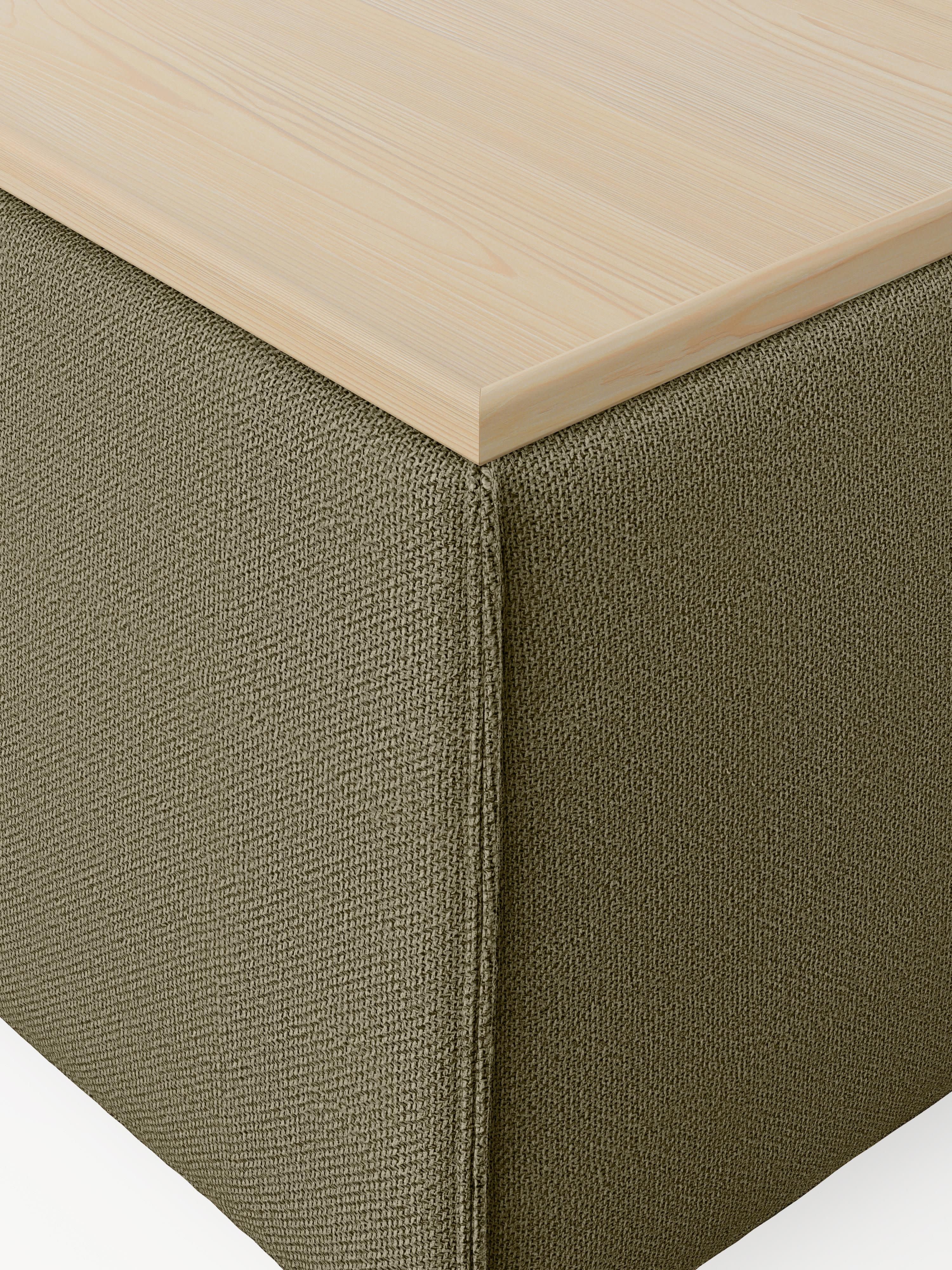 Sofa-Hocker Lennon mit Stauraum