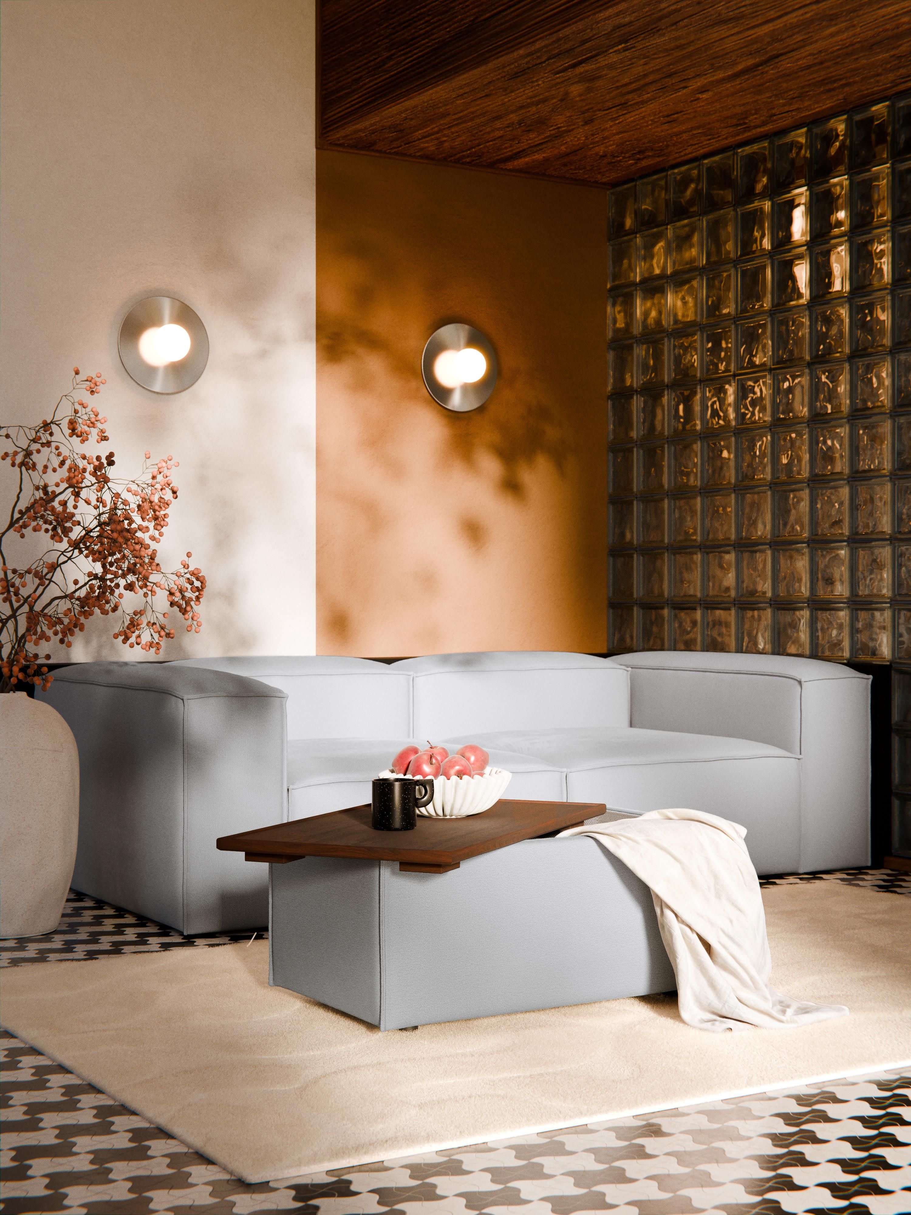 Sofa-Hocker Lennon mit Stauraum