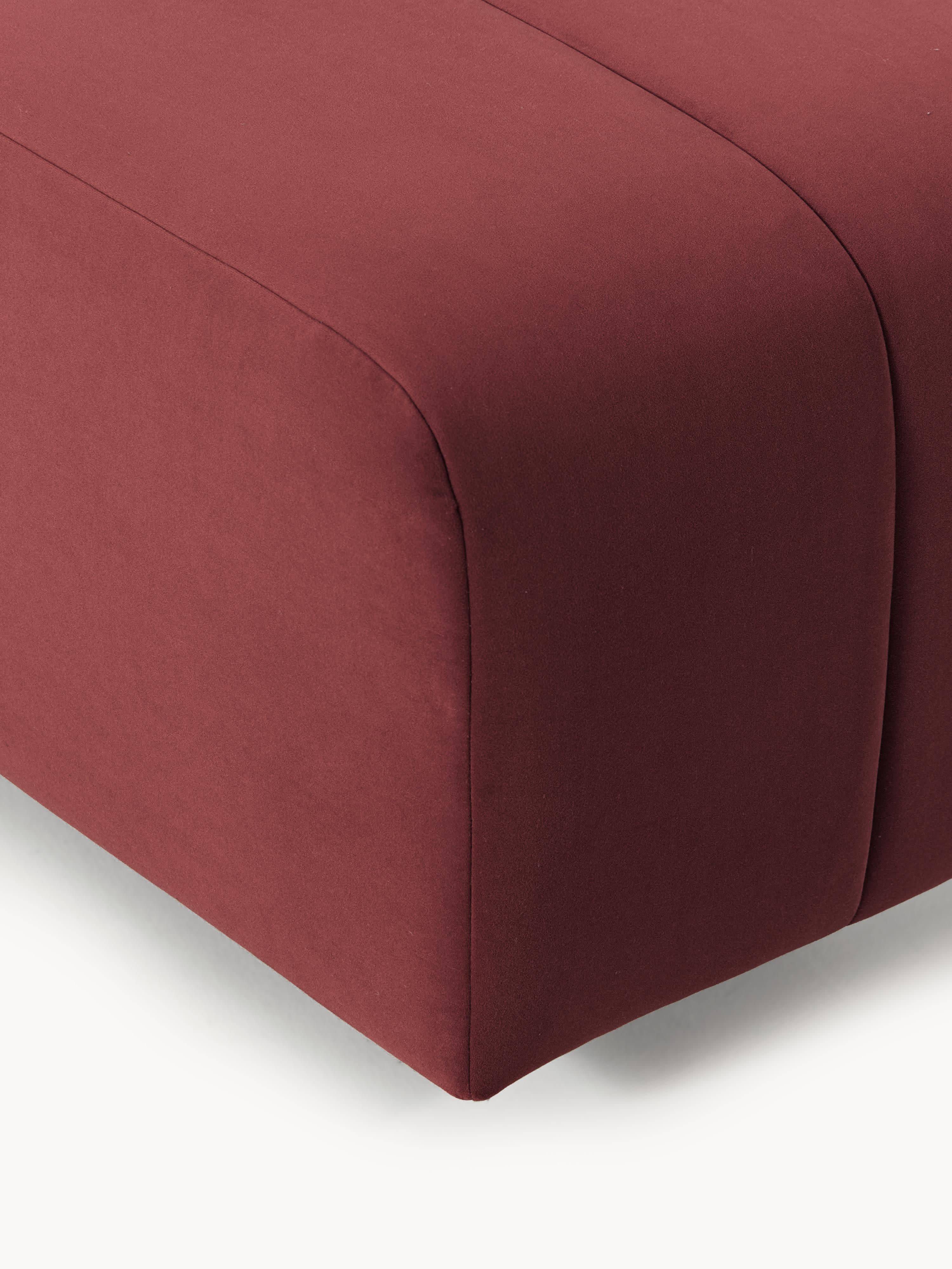 Samt-Sofa-Hocker Lena
