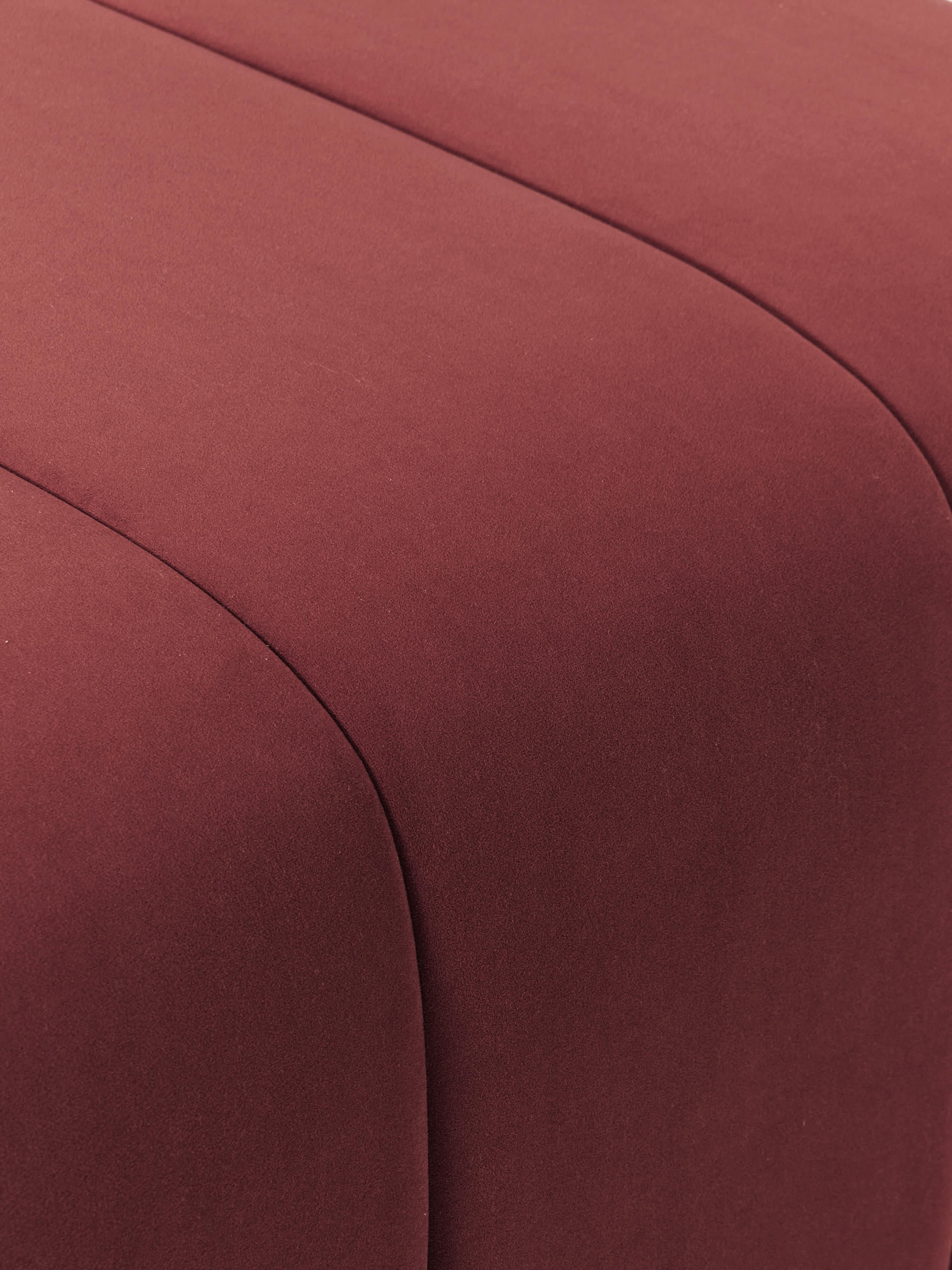 Samt-Sofa-Hocker Lena