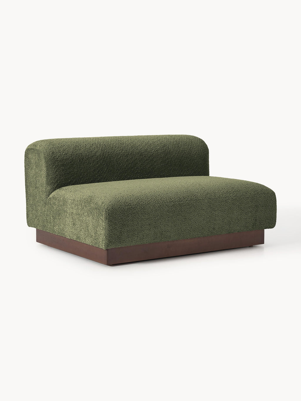 Sofa Natalie (2-Sitzer) aus Teddy-Bouclé