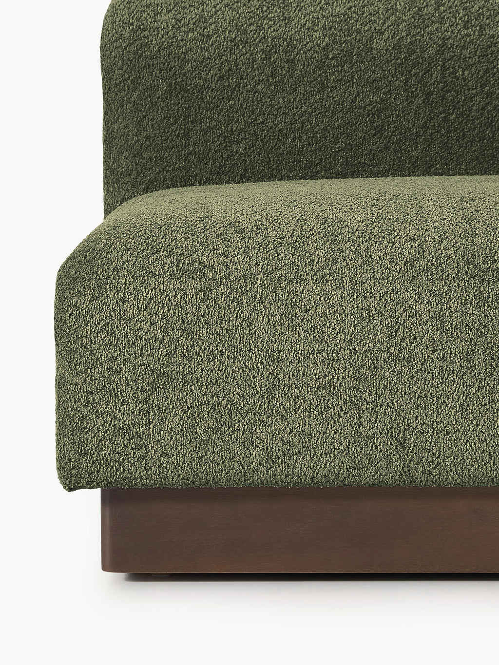 Sofa Natalie (2-Sitzer) aus Teddy-Bouclé