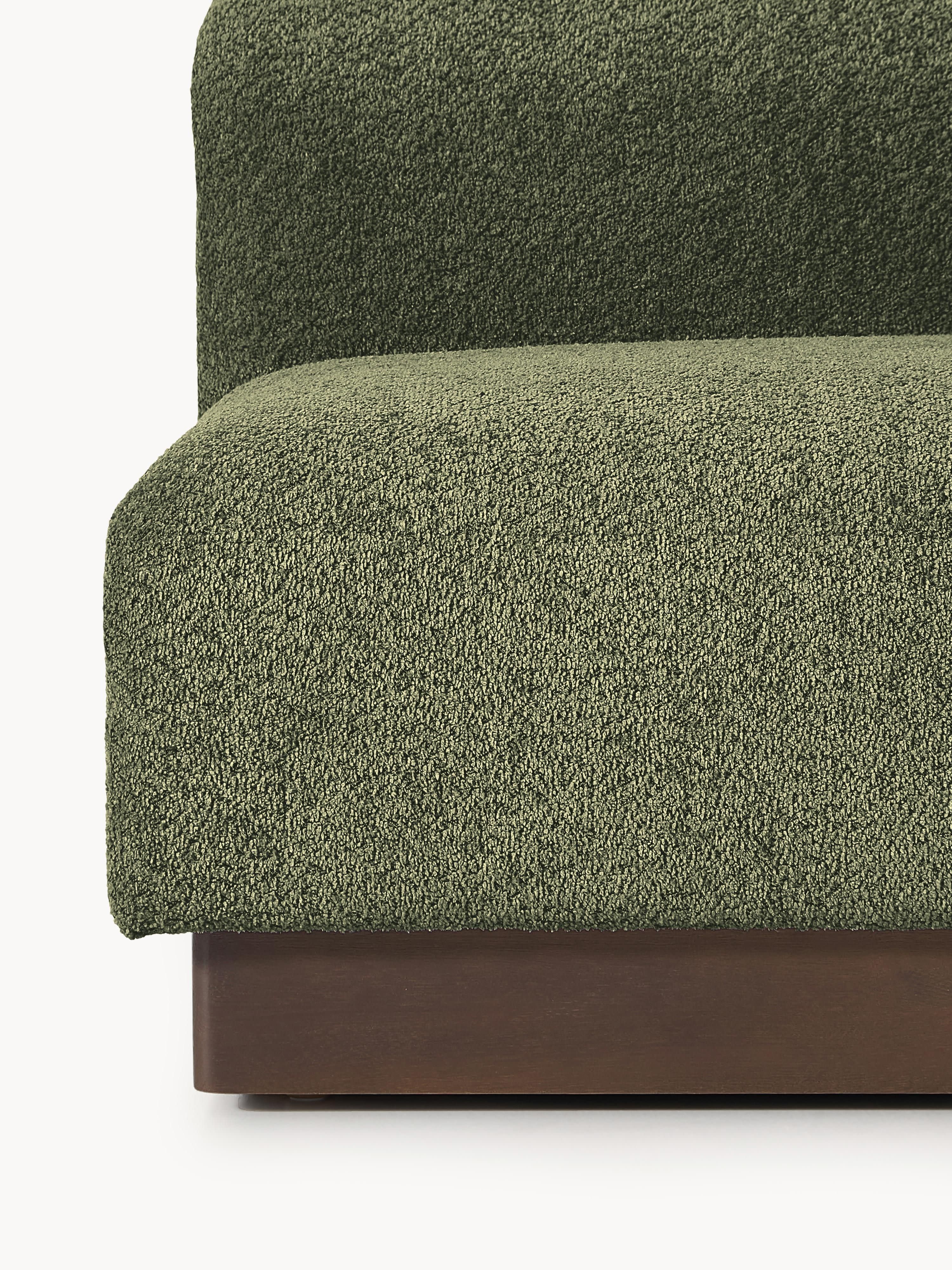 Sofa Natalie (2-Sitzer) aus Teddy-Bouclé