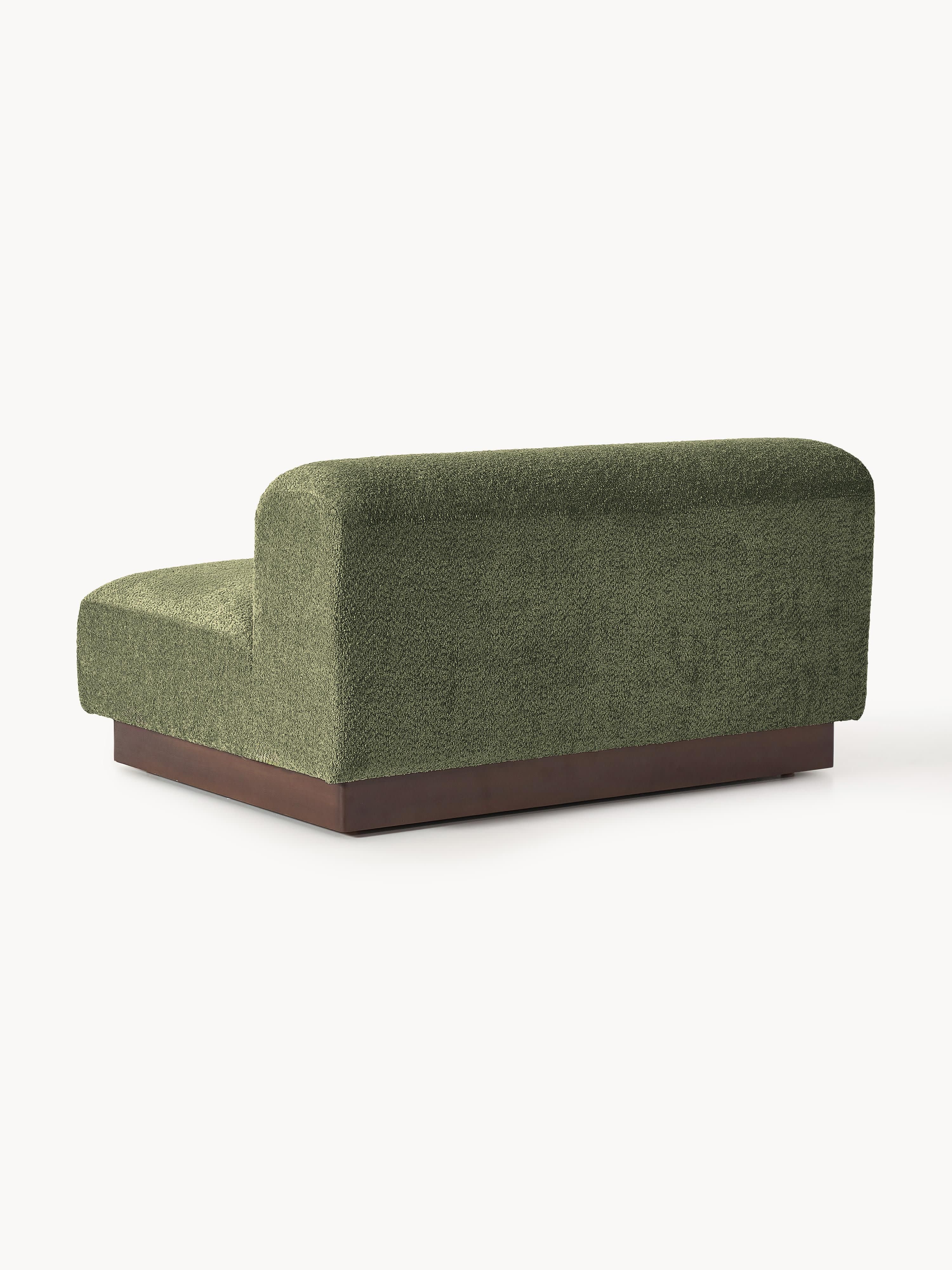 Sofa Natalie (2-Sitzer) aus Teddy-Bouclé