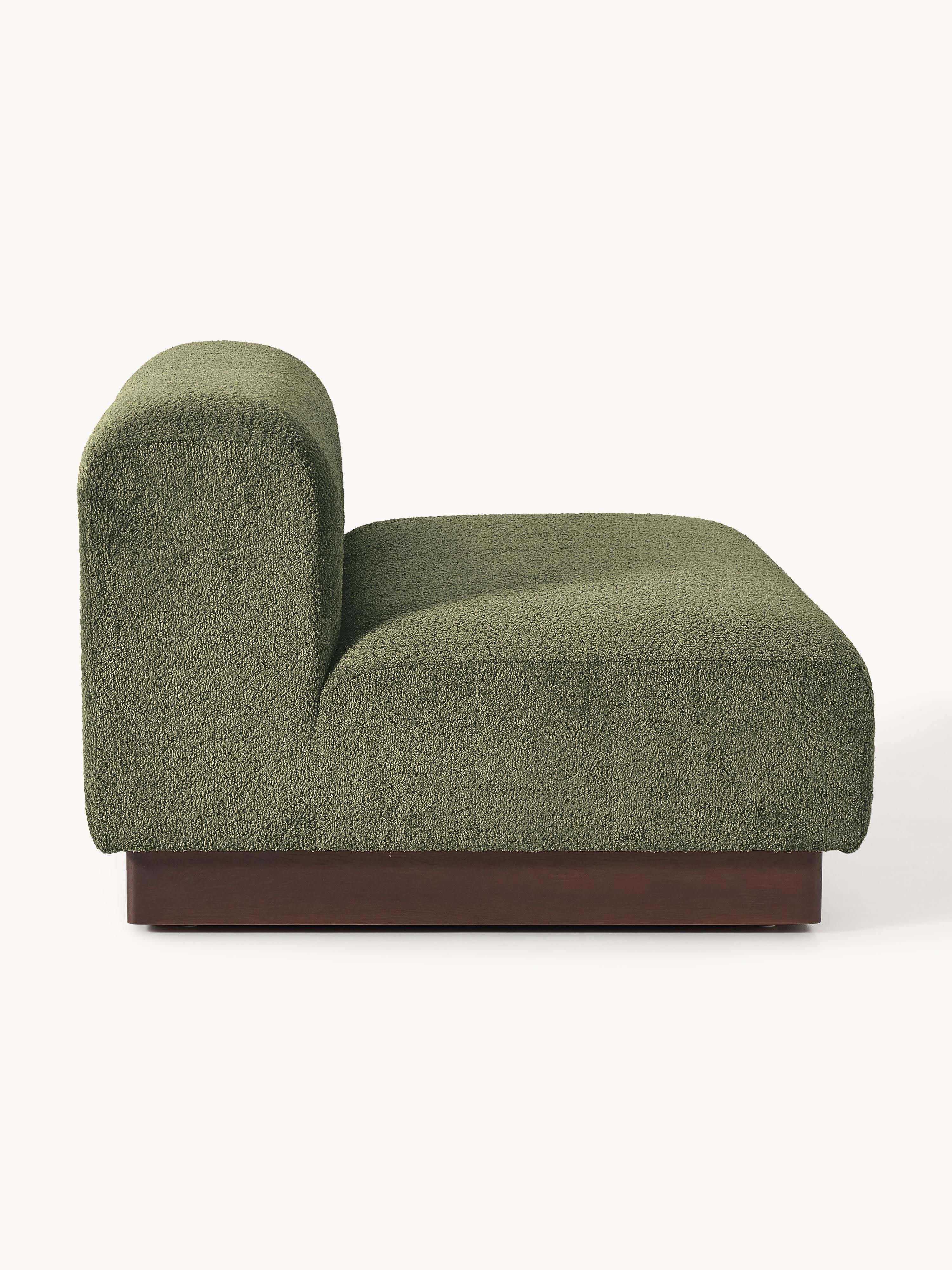 Sofa Natalie (2-Sitzer) aus Teddy-Bouclé
